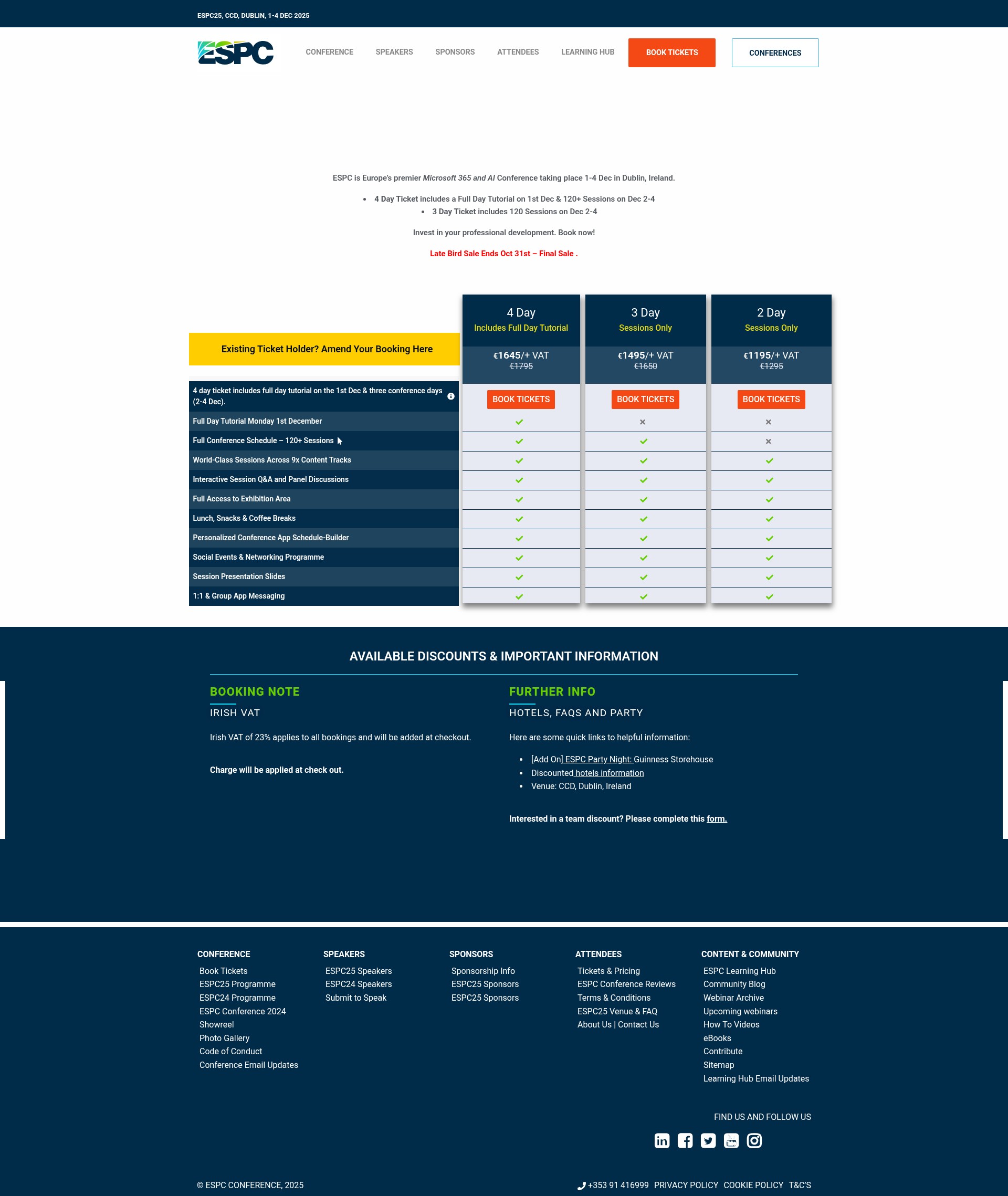 Screenshot of sharepointeurope.com