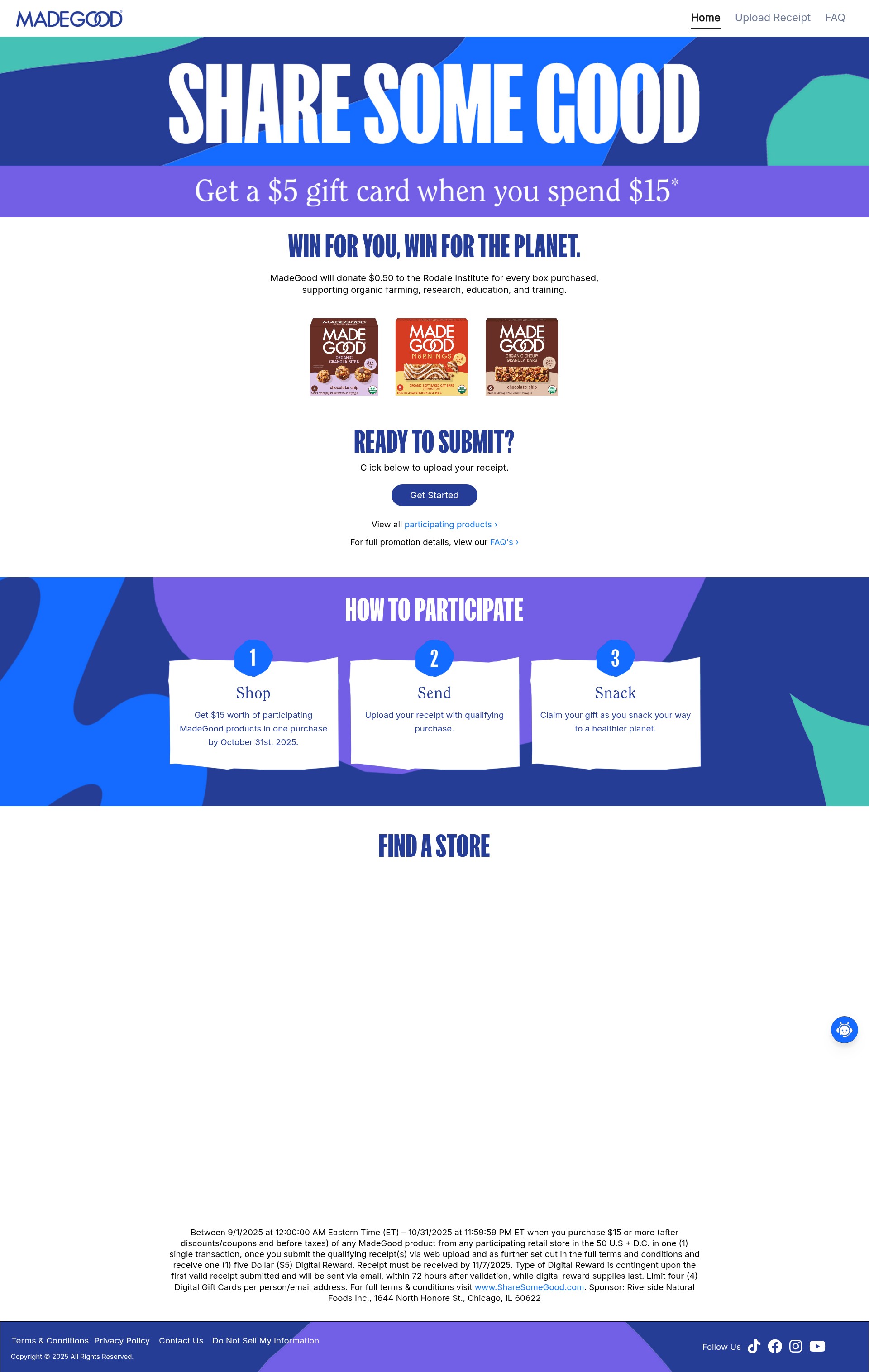 Screenshot of sharesomegood.com