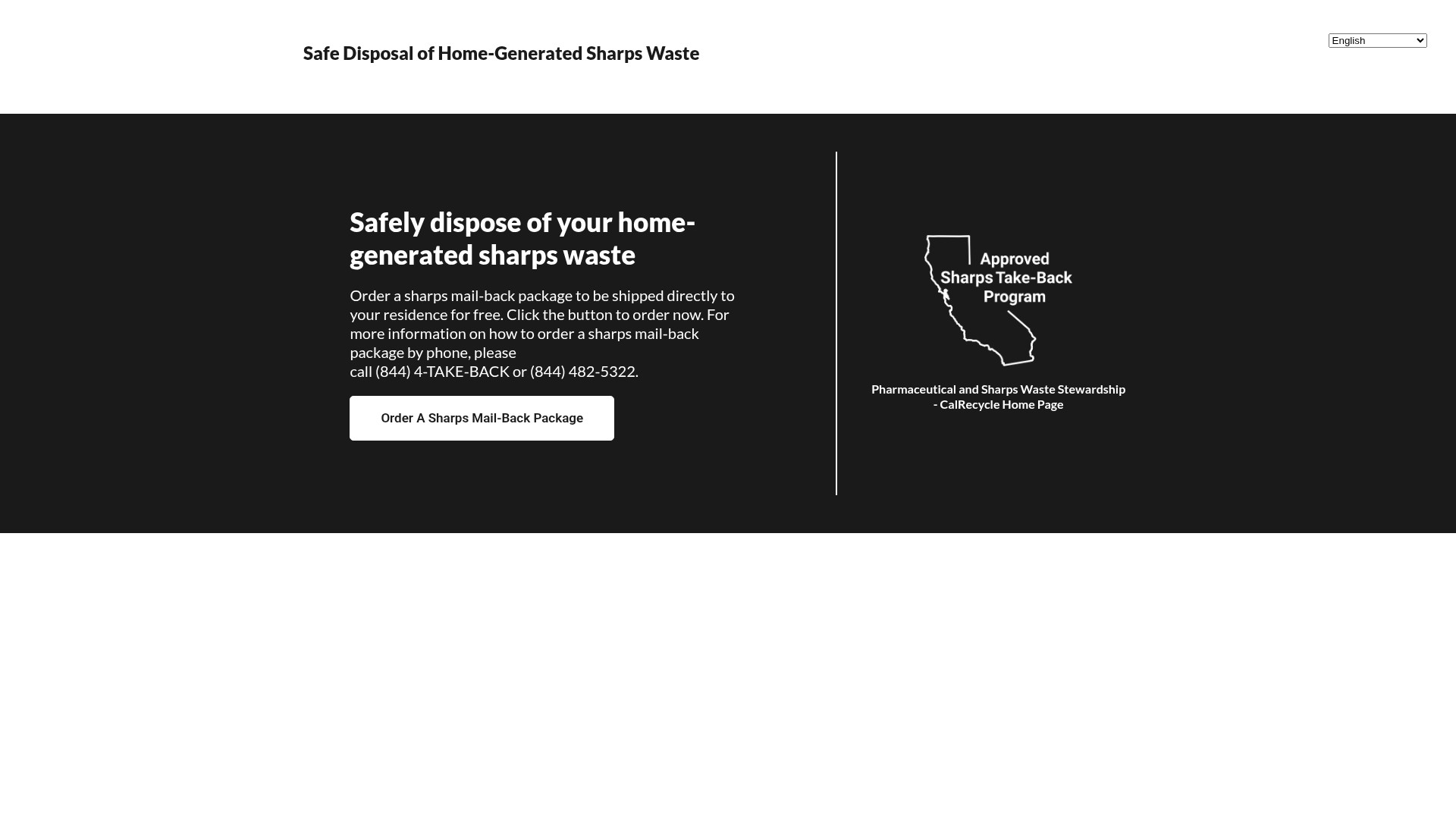 Screenshot of sharpstakebackcalifornia.org