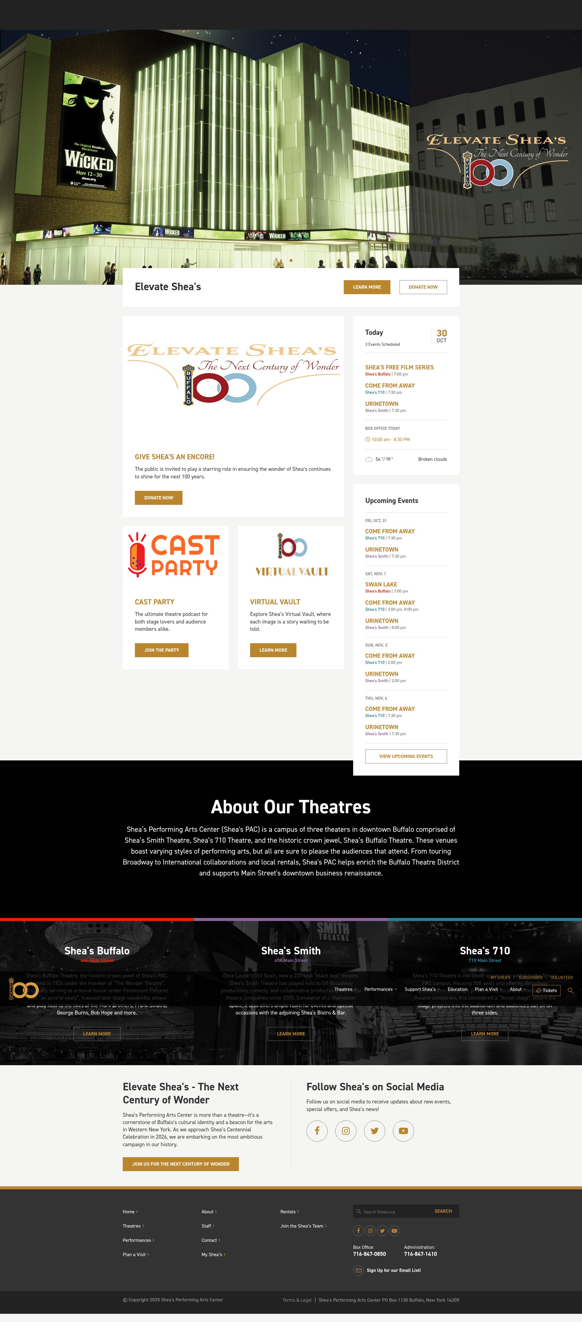 Screenshot of sheas.org