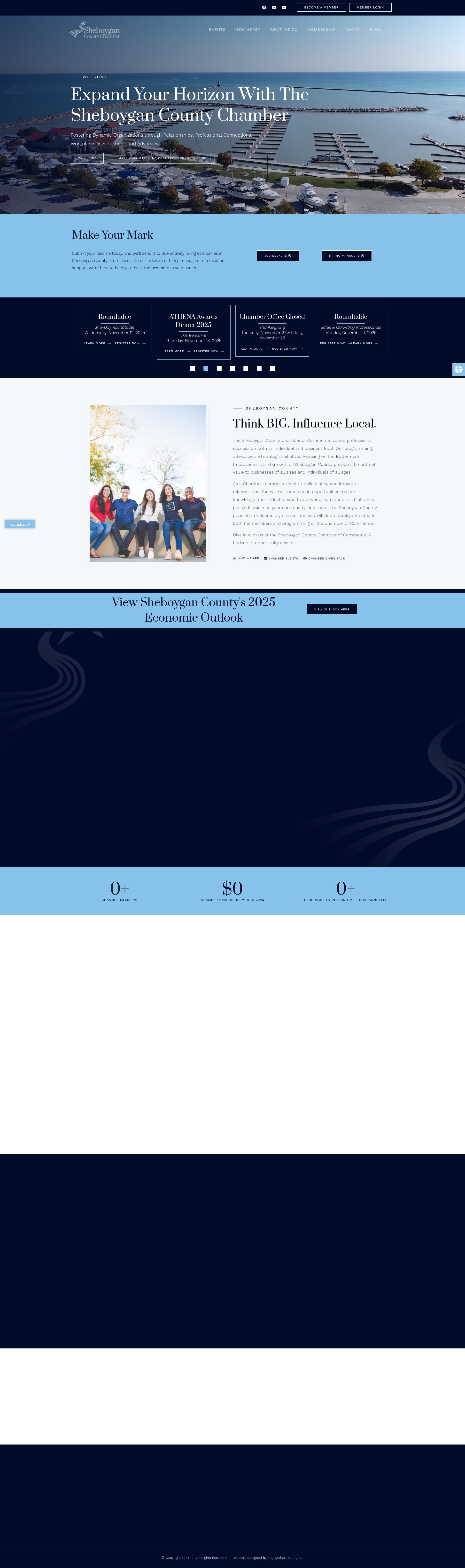 Screenshot of sheboygan.org