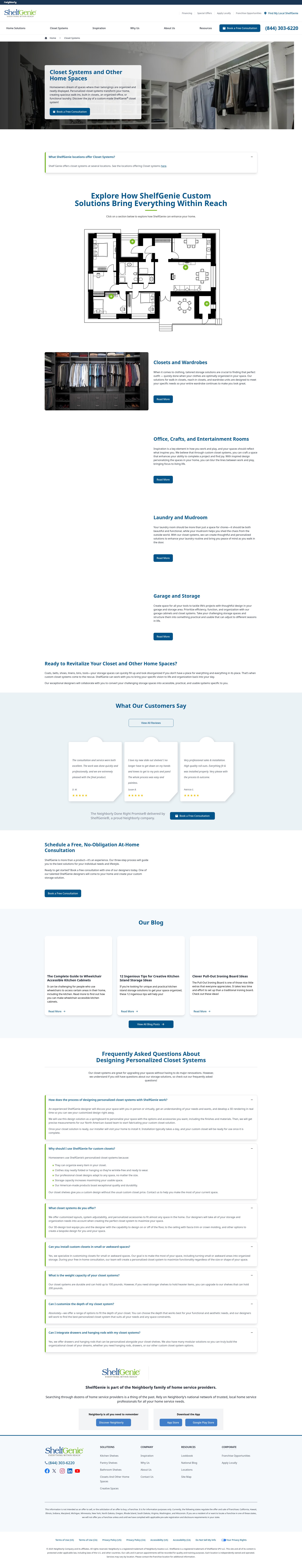 Screenshot of shelfgenie.com