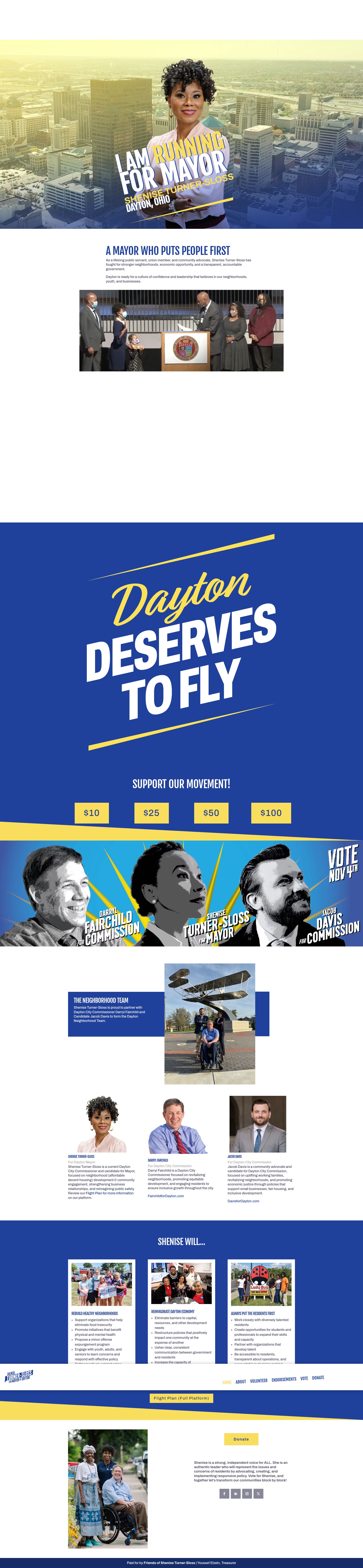 Screenshot of shenisefordayton.com