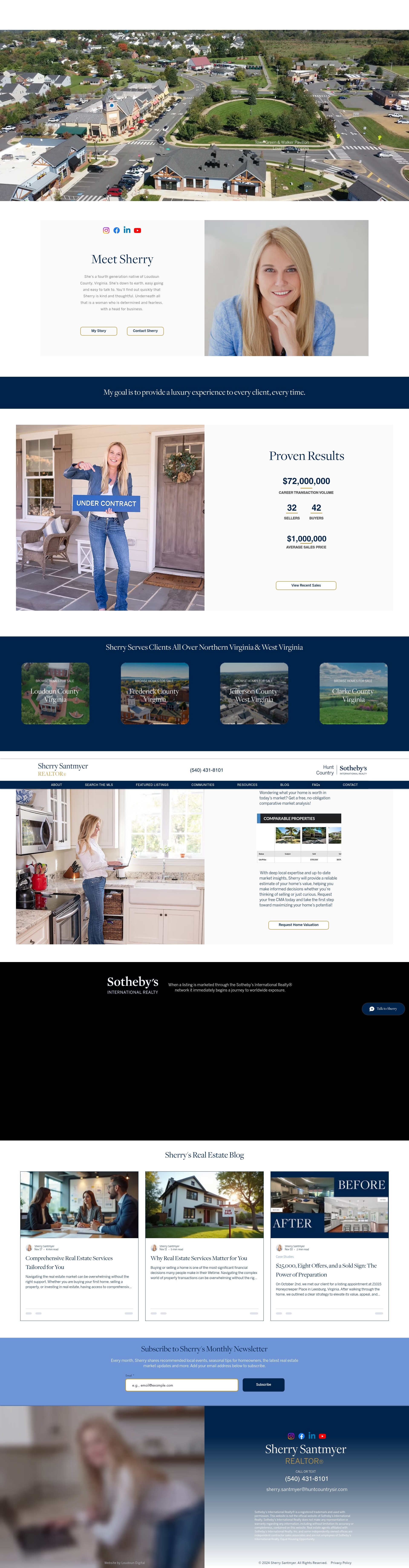 Screenshot of sherrysantmyersells.com
