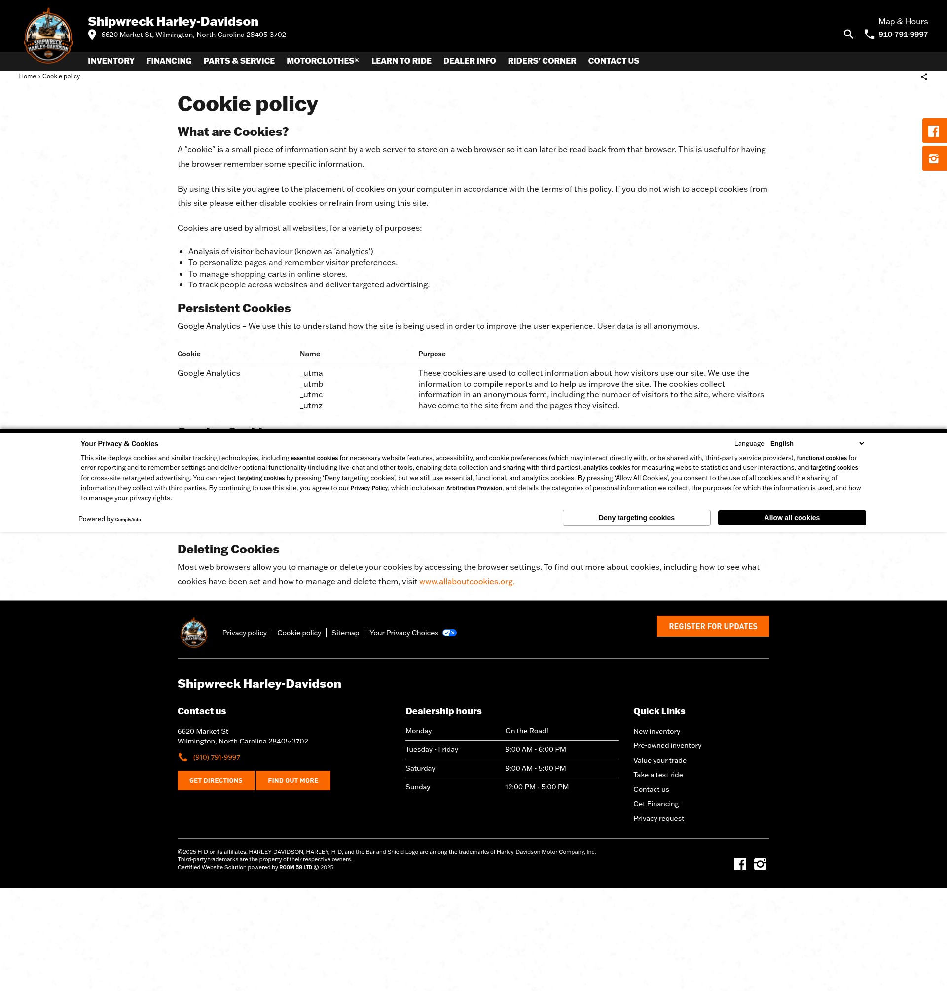 Screenshot of shipwreckhd.com