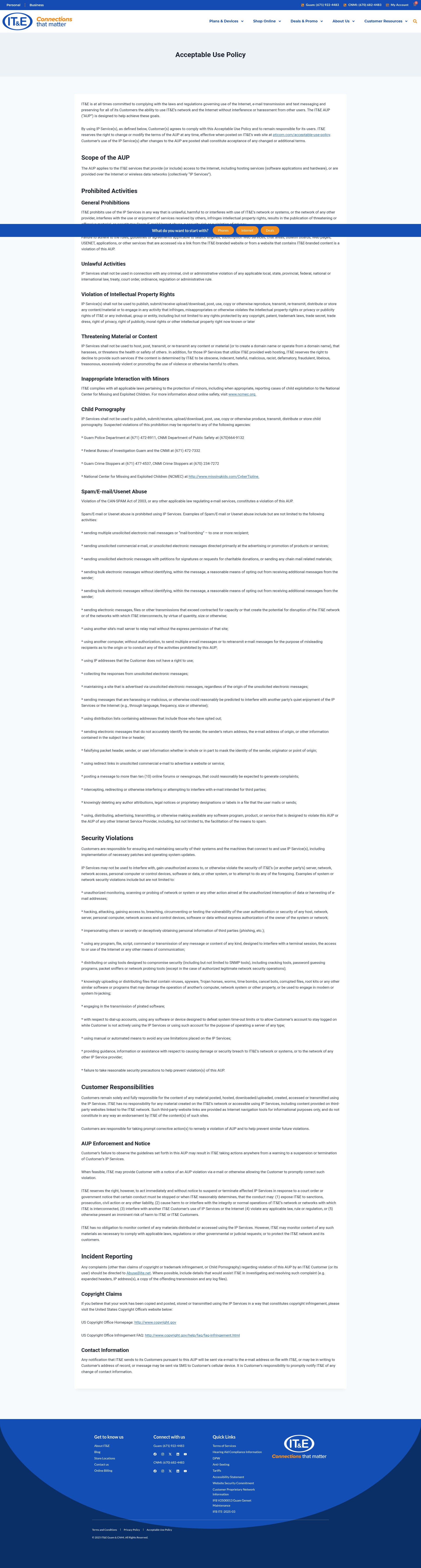 Screenshot of shop.ite.net