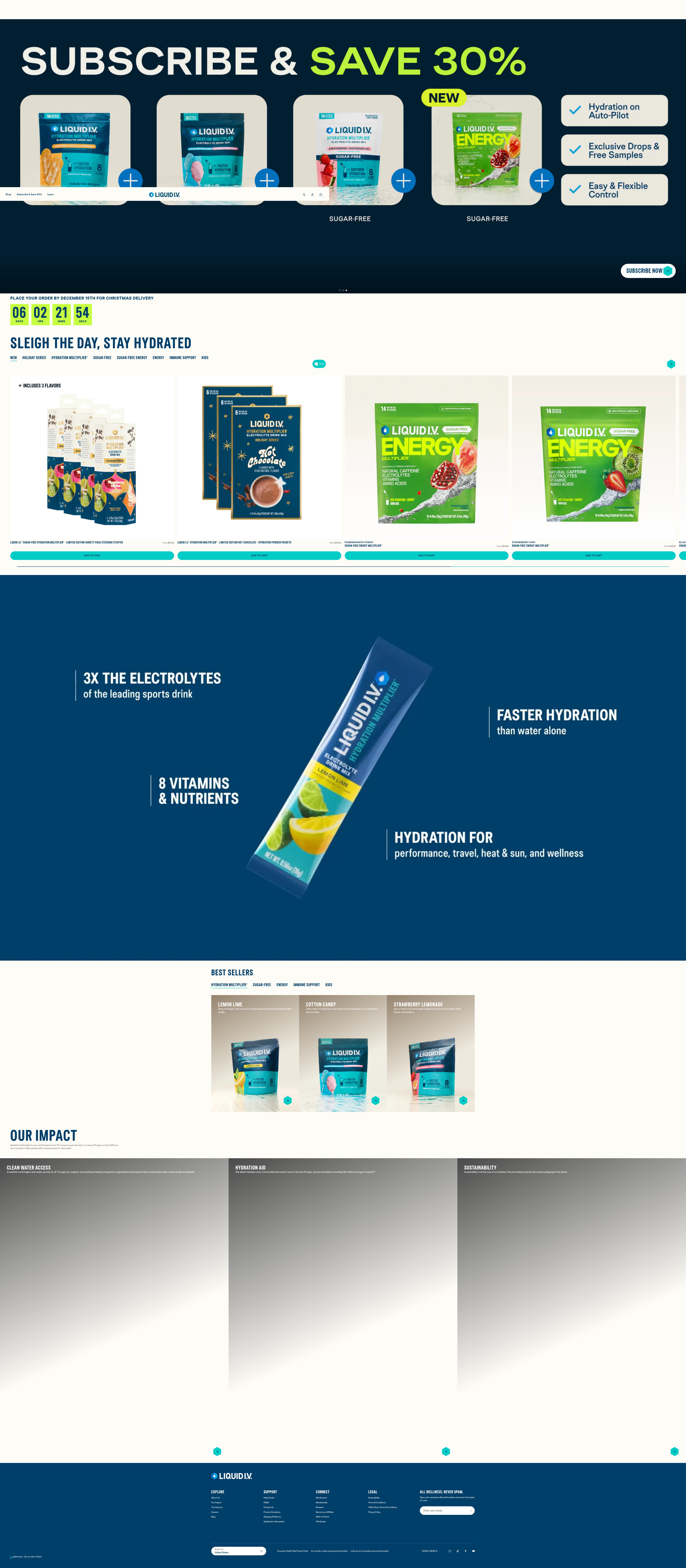 Screenshot of shop.liquid-iv.com