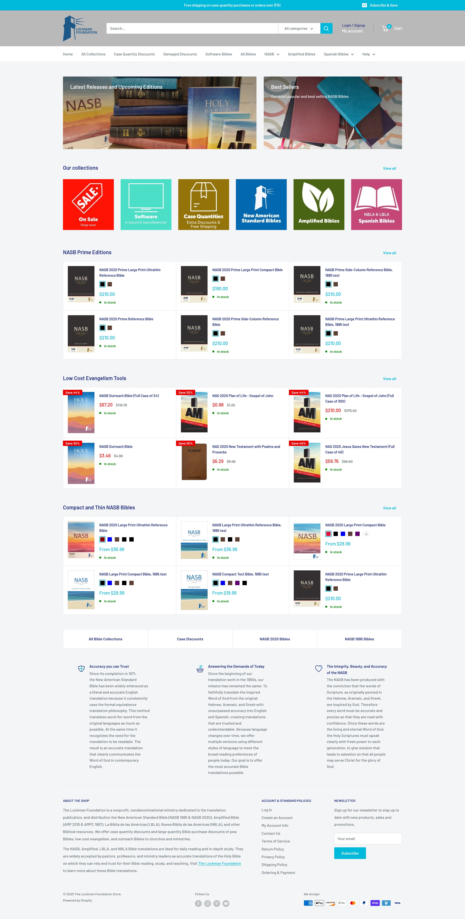 Screenshot of shop.lockman.org