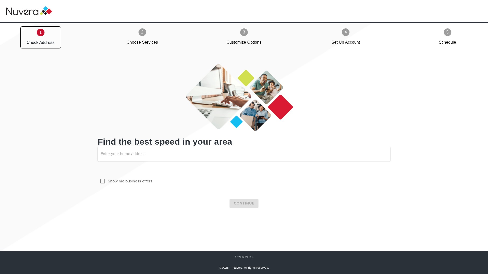 Screenshot of shop.nuvera.net