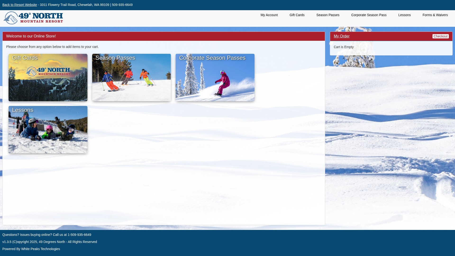 Screenshot of shop.ski49n.com