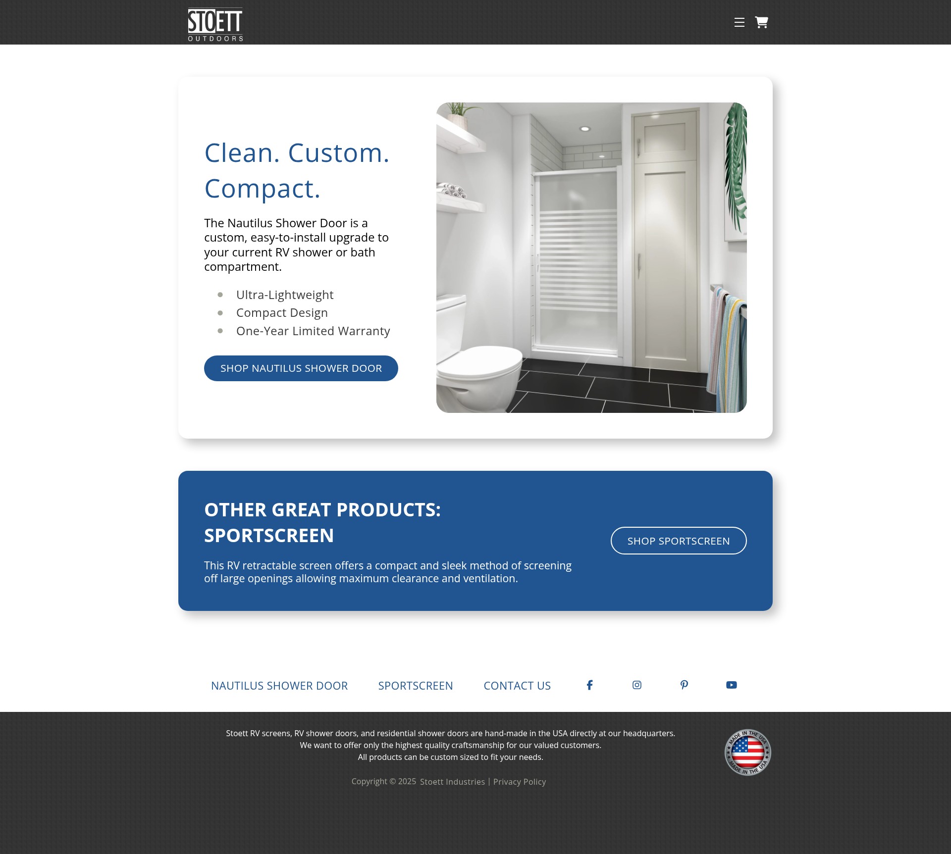 Screenshot of shop.stoett.com