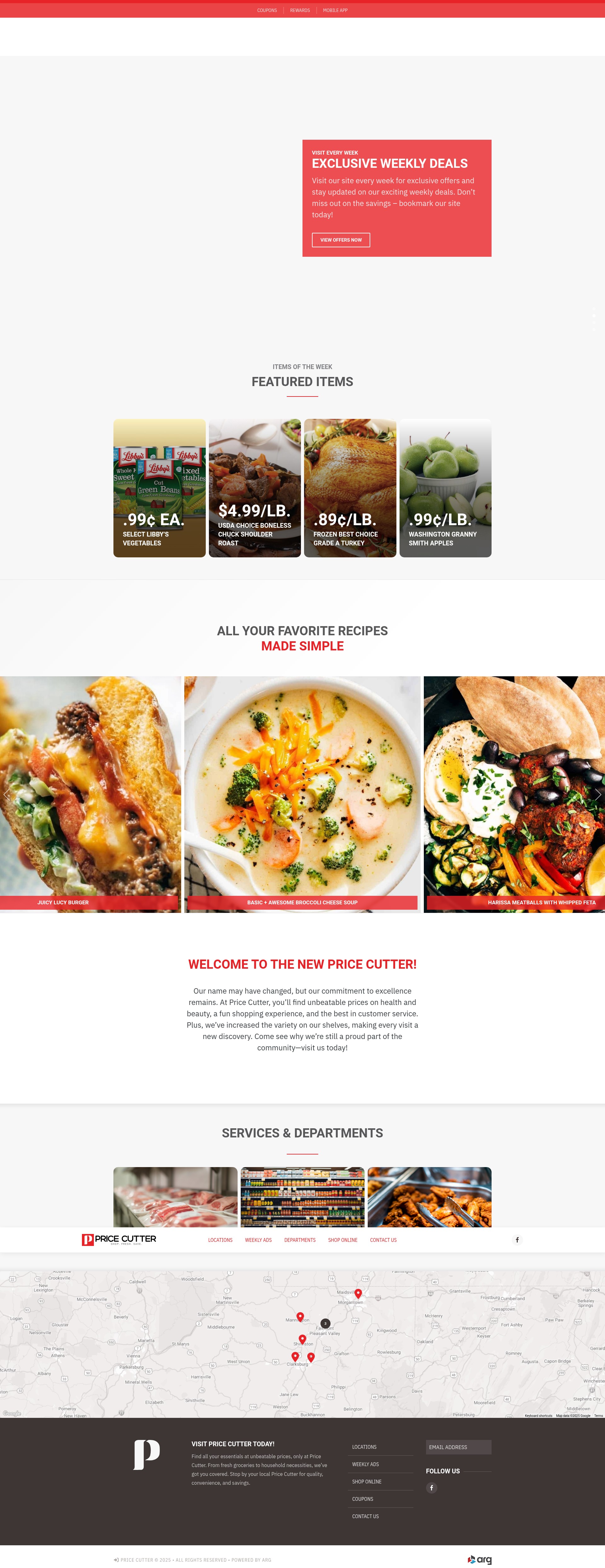 Screenshot of shopmypricecutter.com