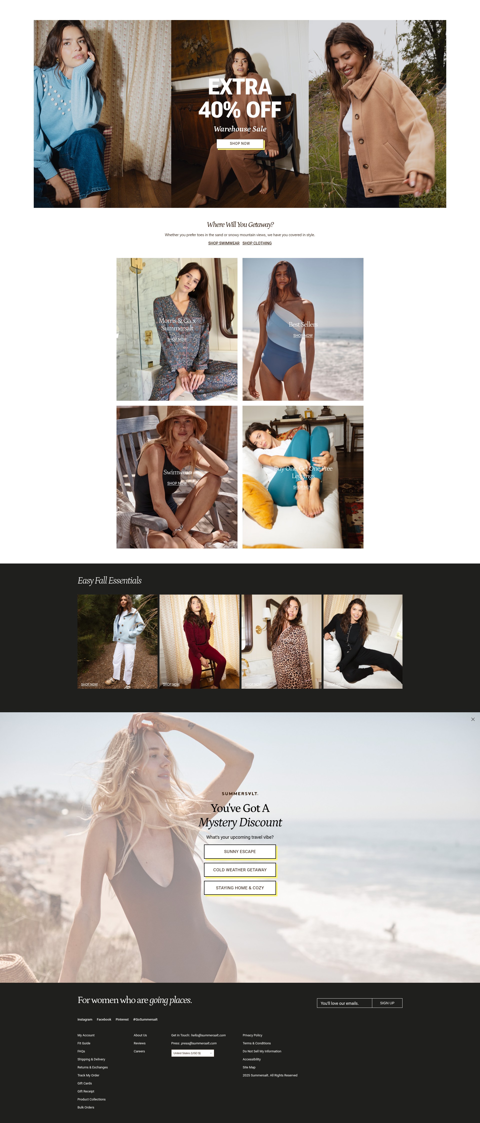 Screenshot of shopsummersalt.myshopify.com