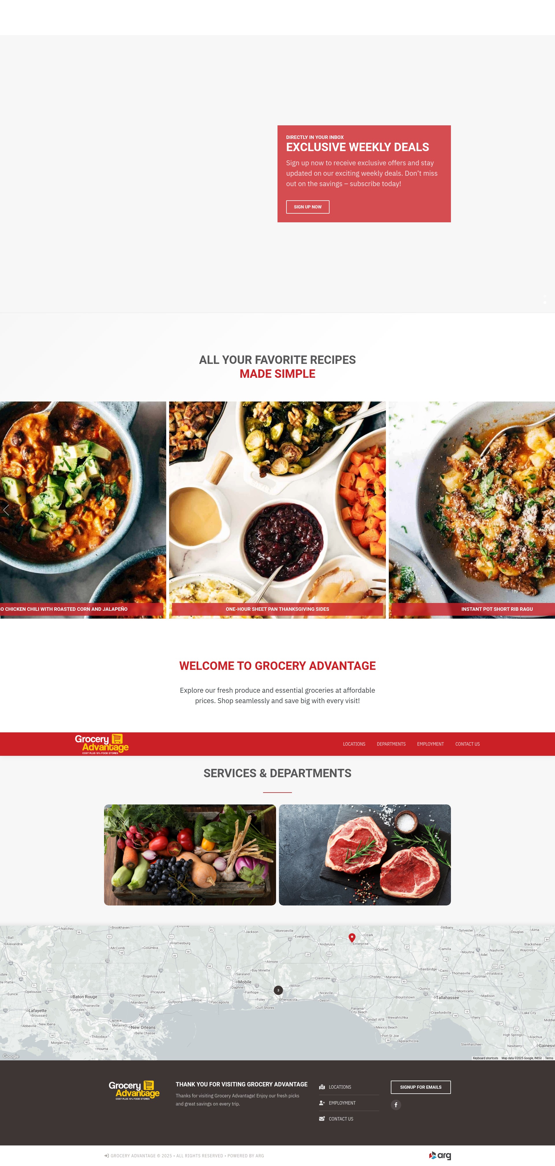 Screenshot of shopthega.com