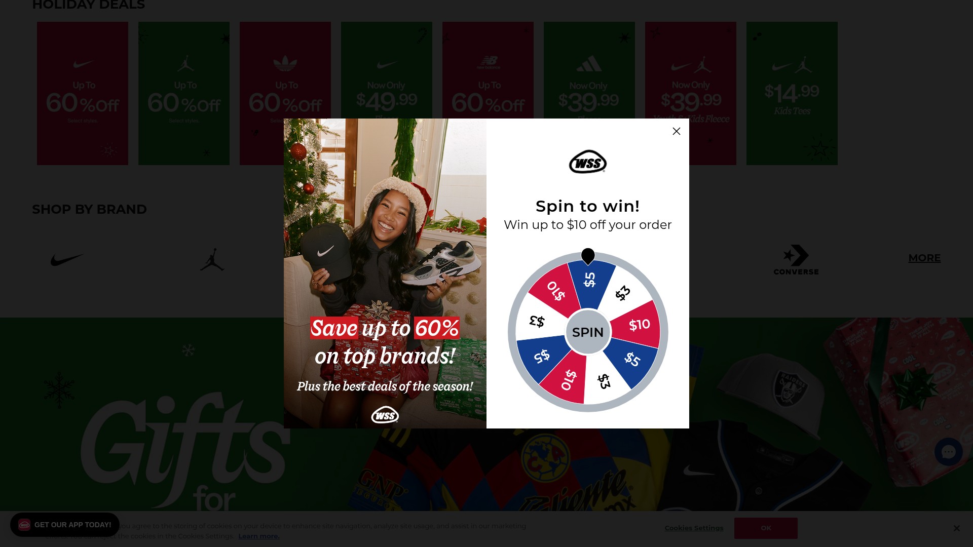 Screenshot of shopwss.com