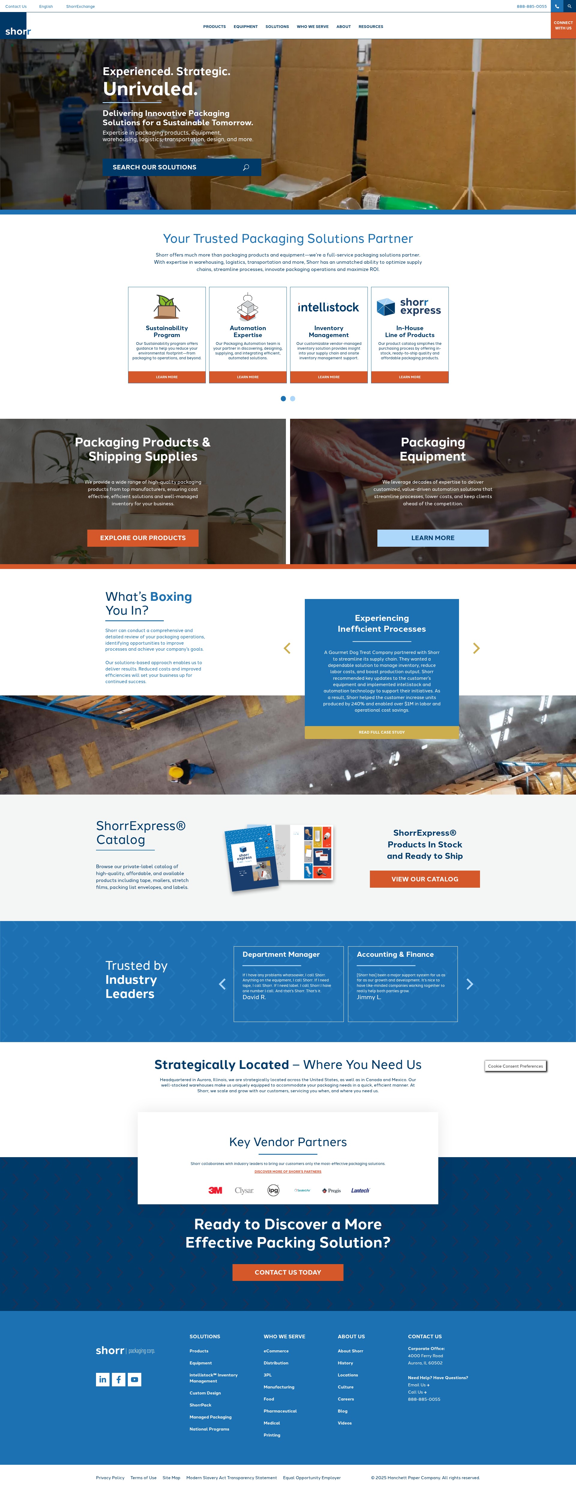 Screenshot of shorr.com