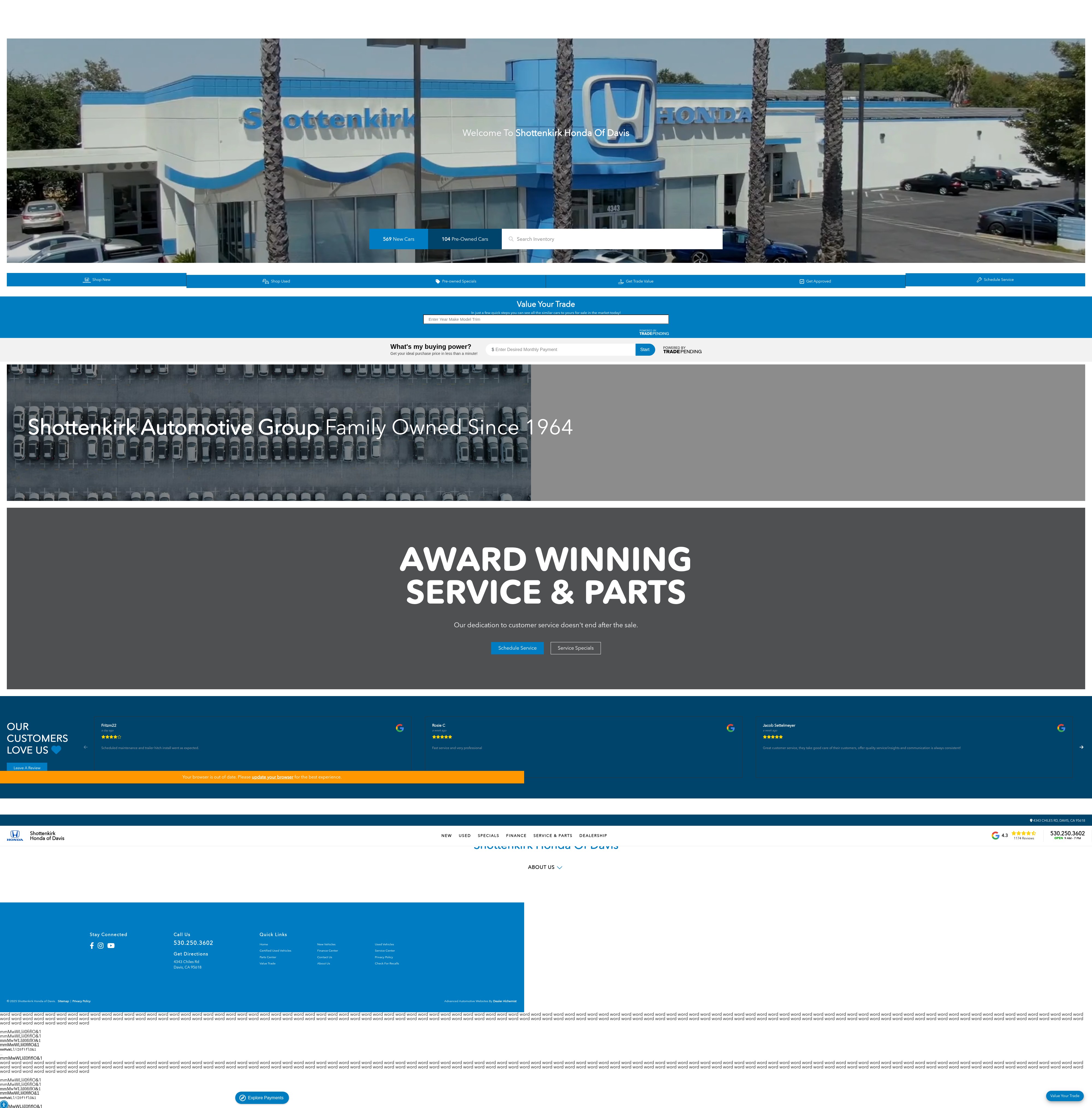 Screenshot of shottenkirkdavishonda.com