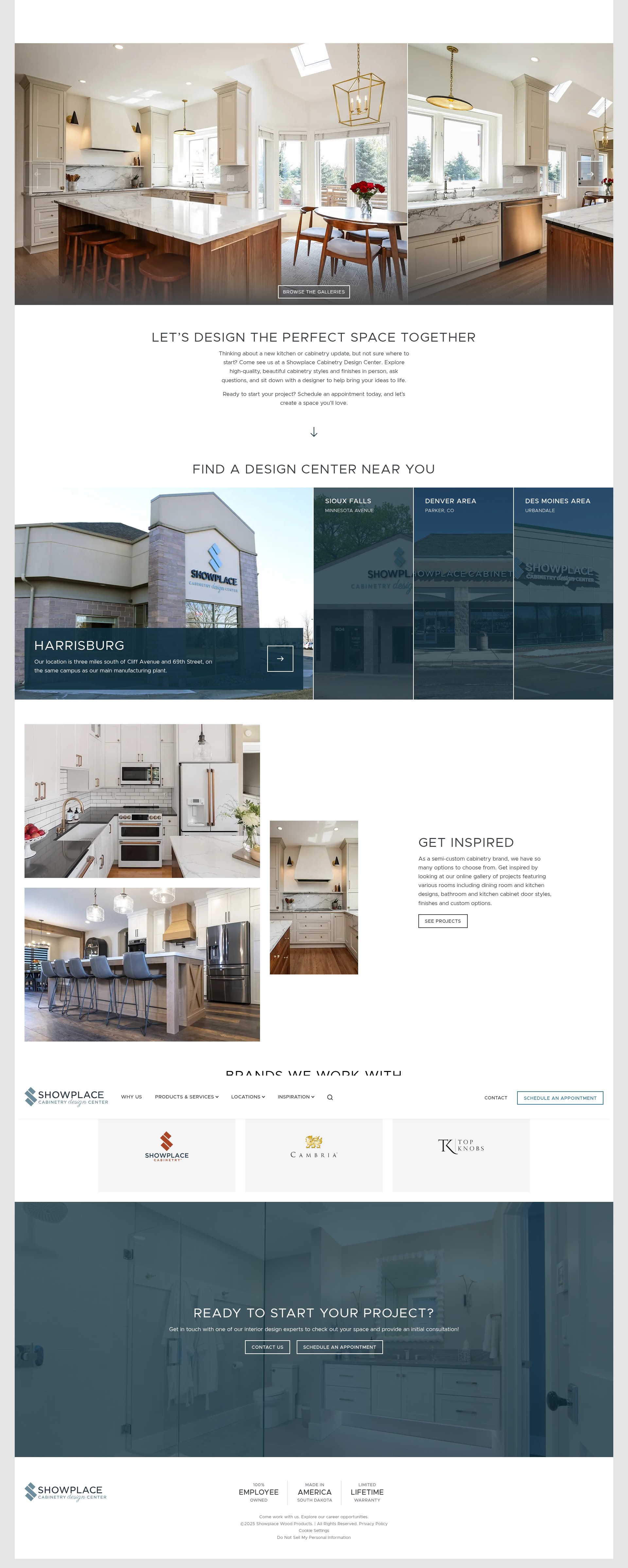 Screenshot of showplacedesigncenter.com