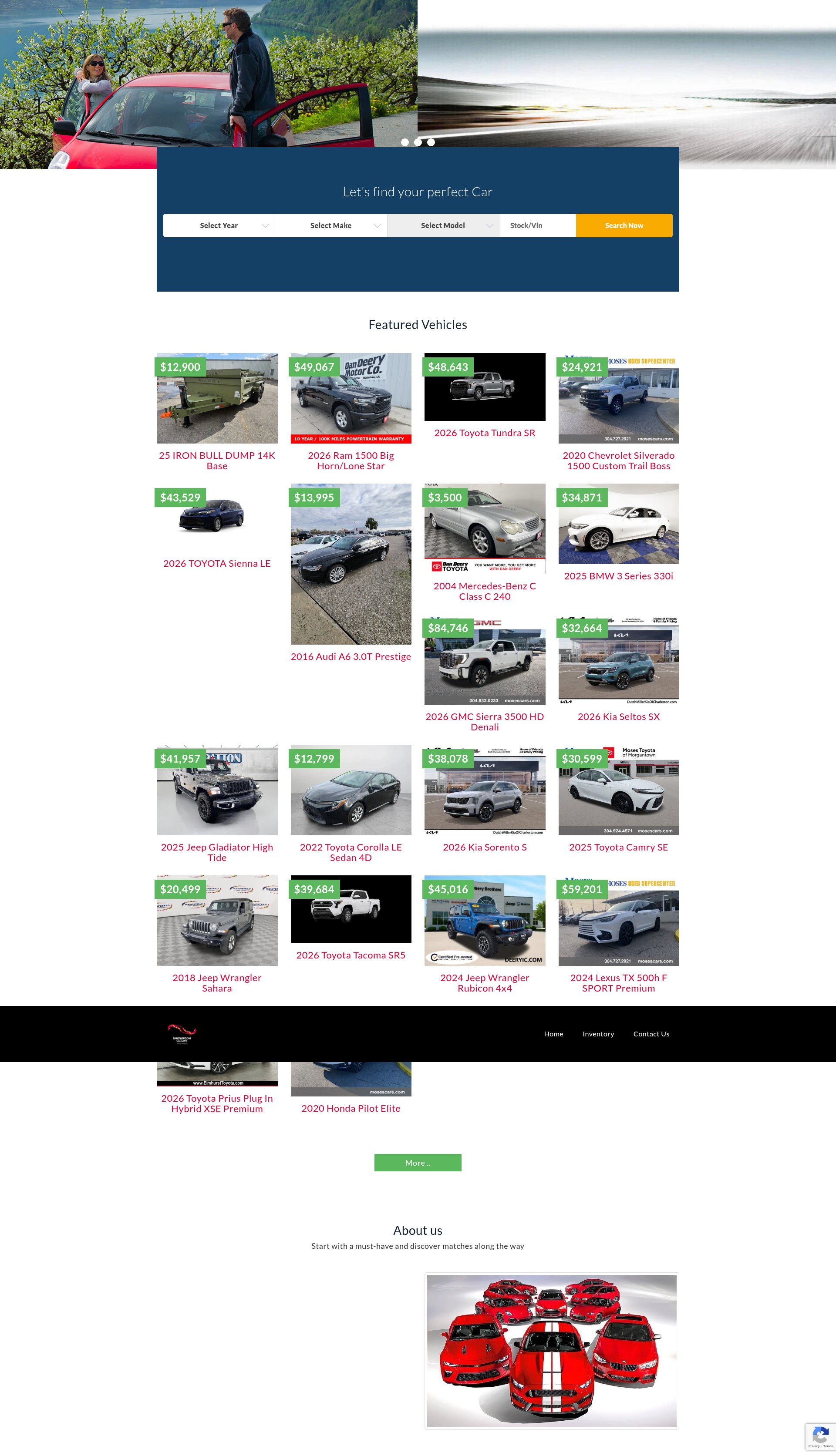 Screenshot of showroomclicks.net