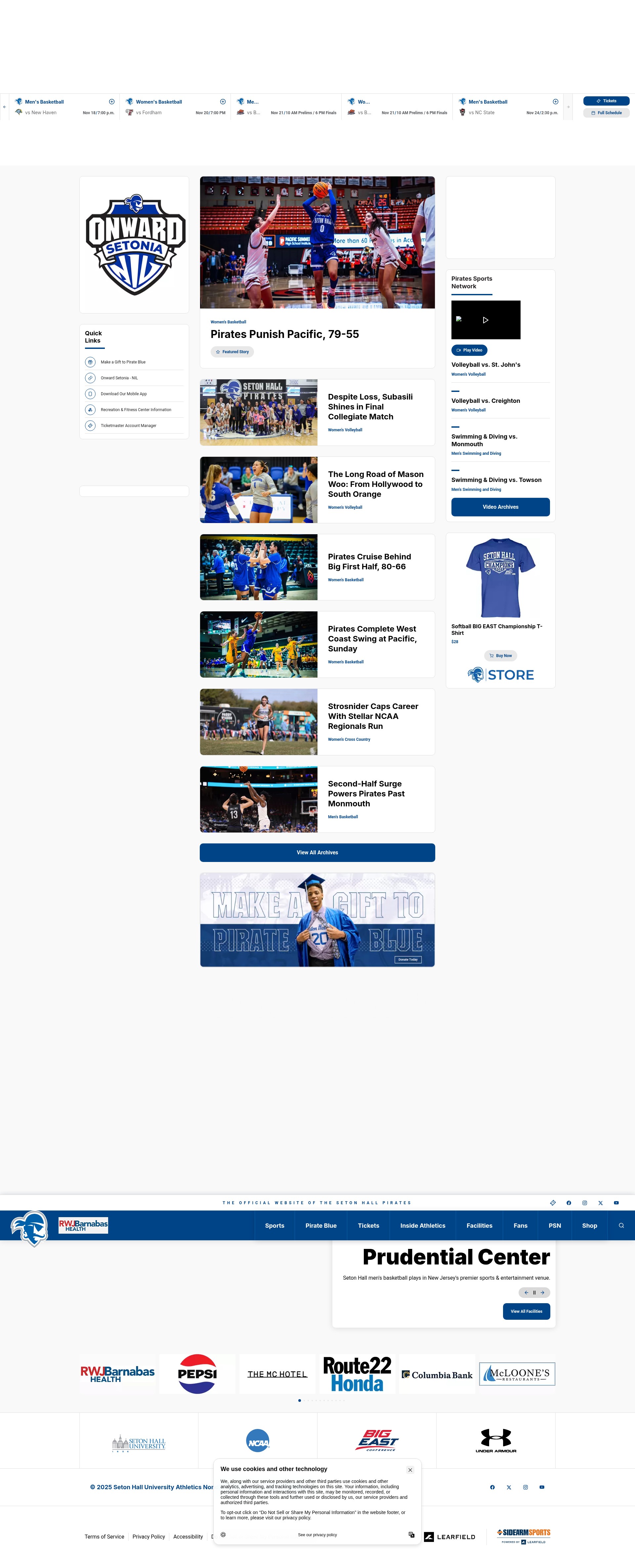 Screenshot of shupirates.com