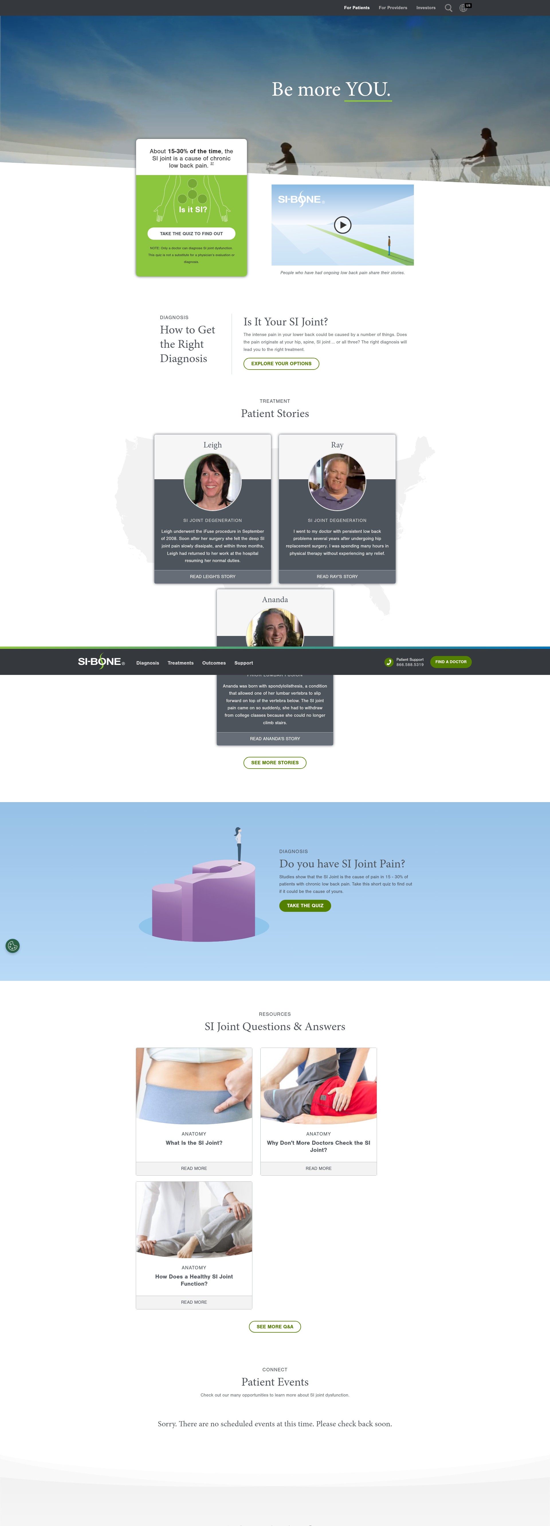 Screenshot of si-bone.com