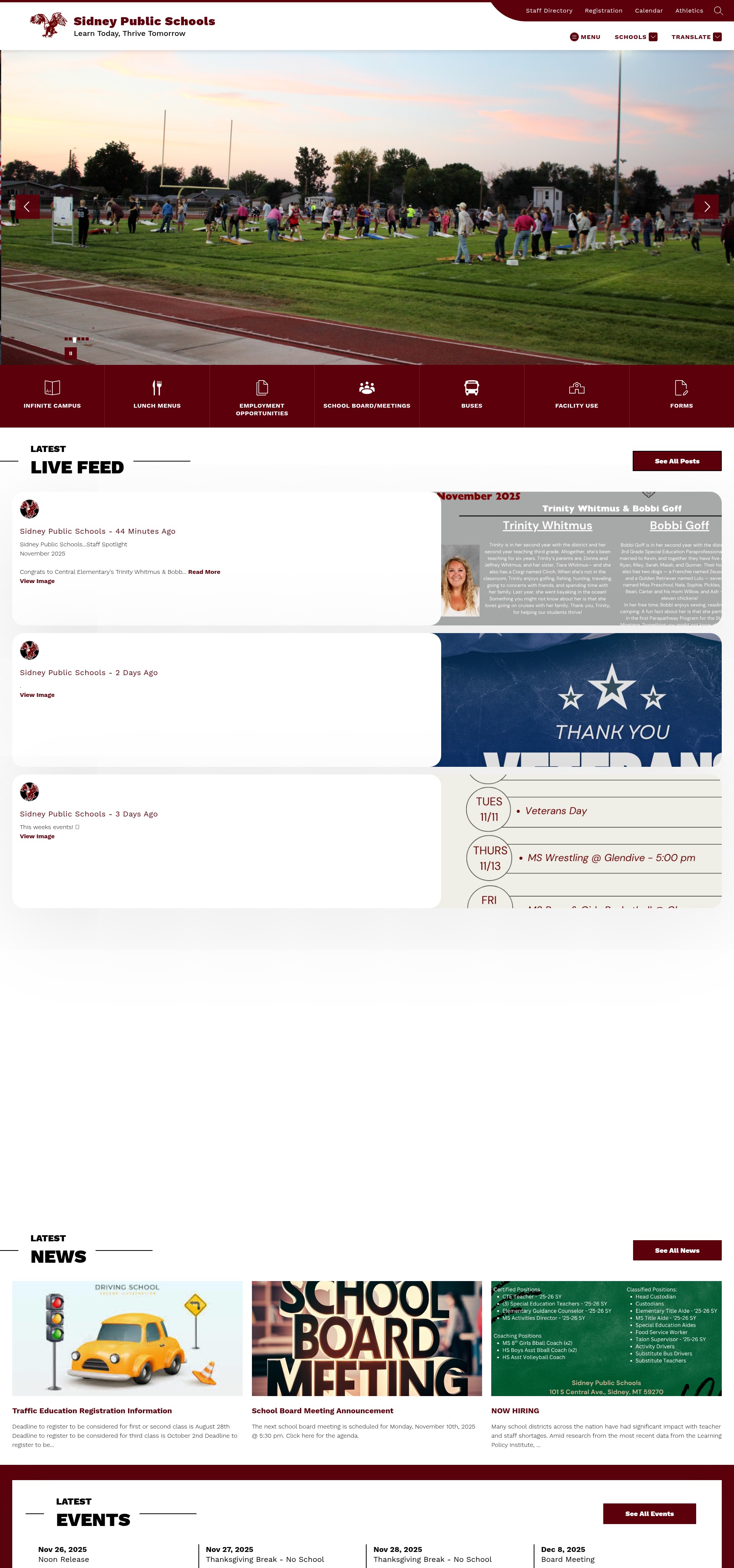 Screenshot of sidneyps.com