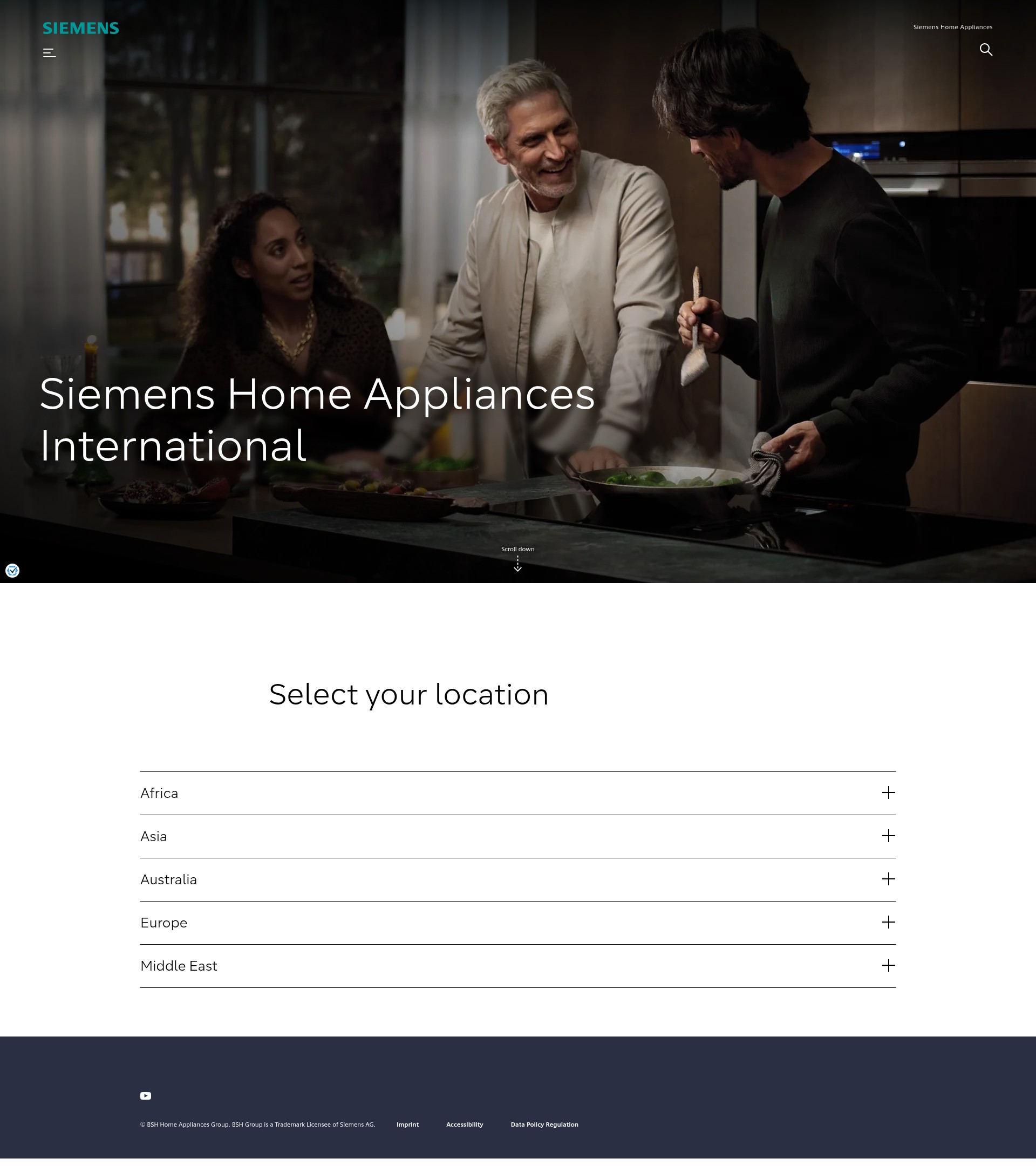 Screenshot of siemens-home.bsh-group.com