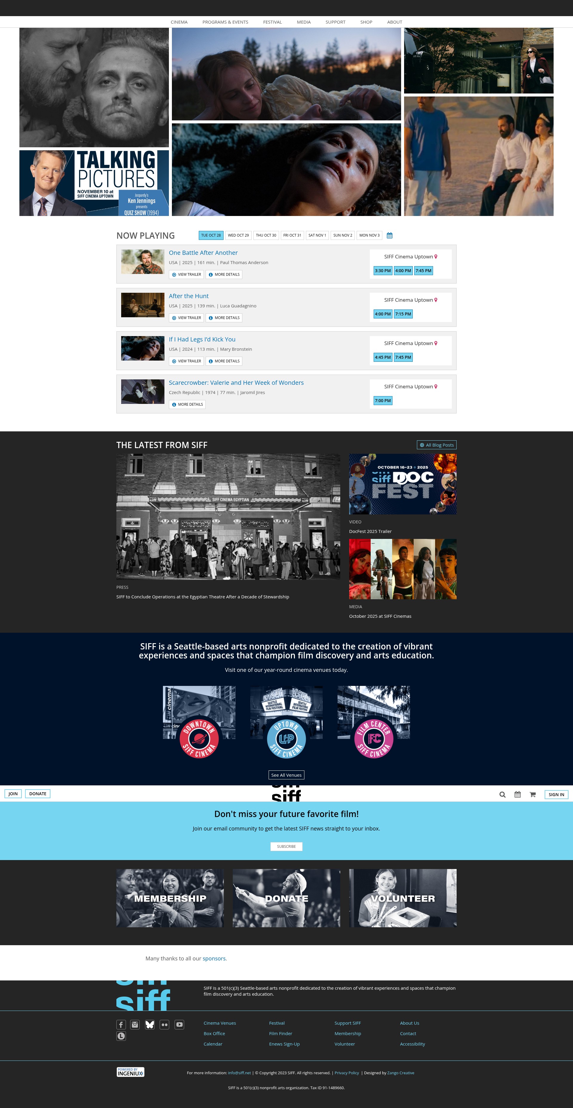 Screenshot of siff.net