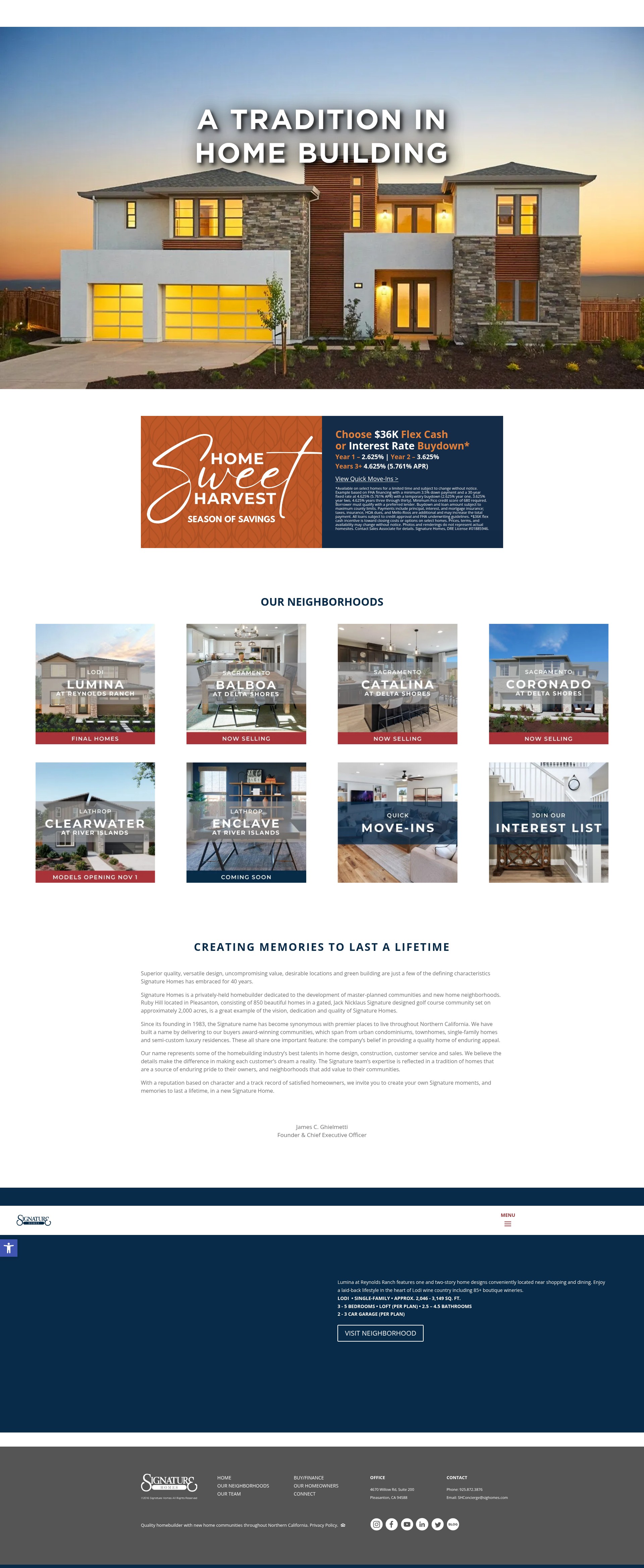 Screenshot of sighomes.com