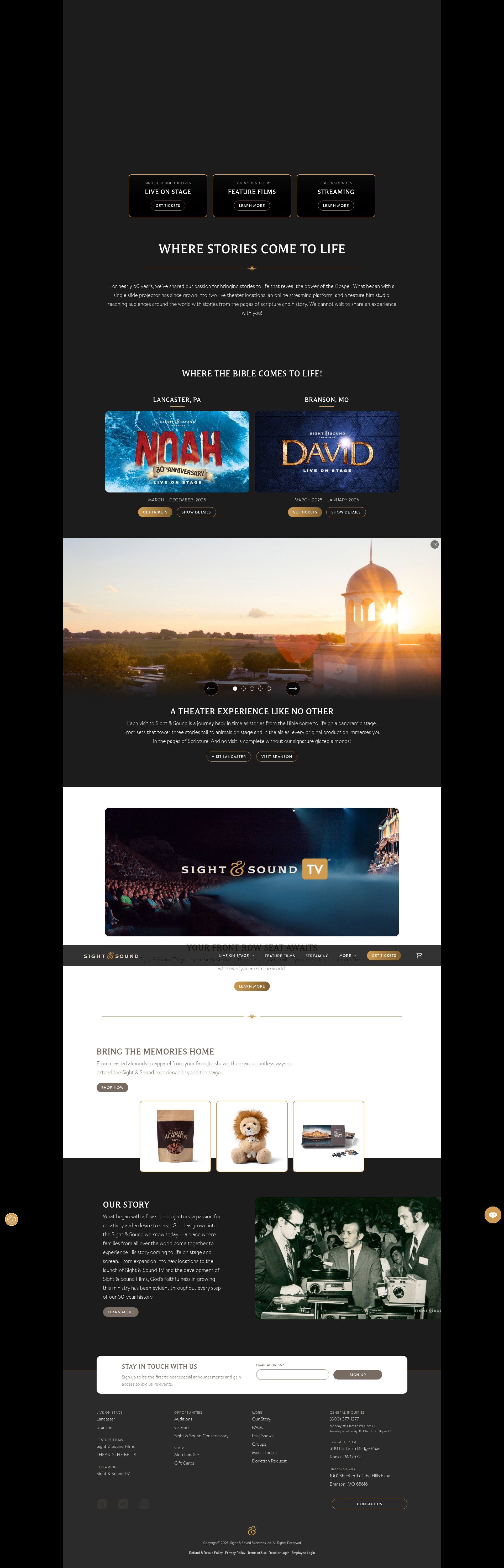 Screenshot of sight-sound.com