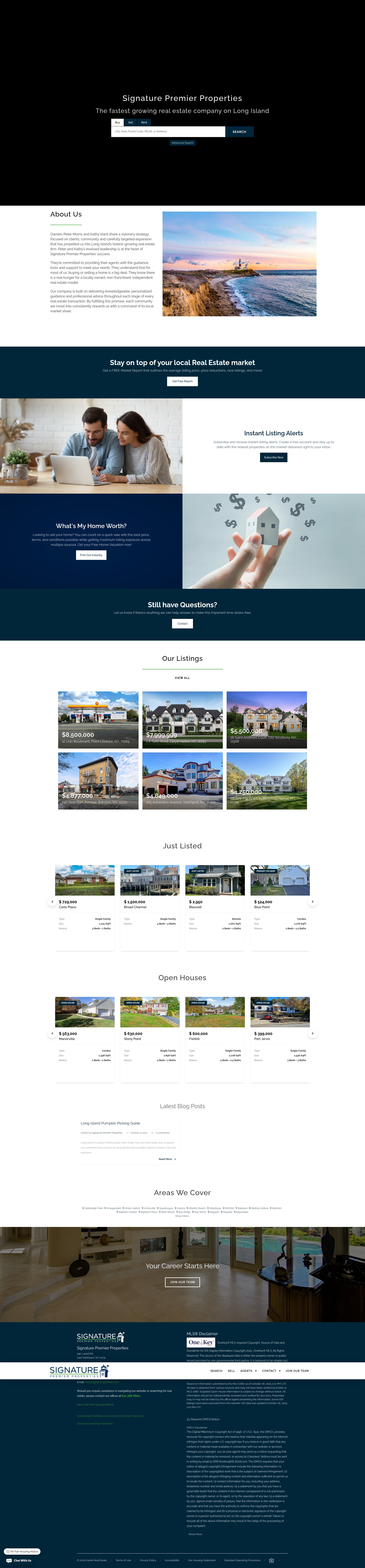 Screenshot of signature-premier.com