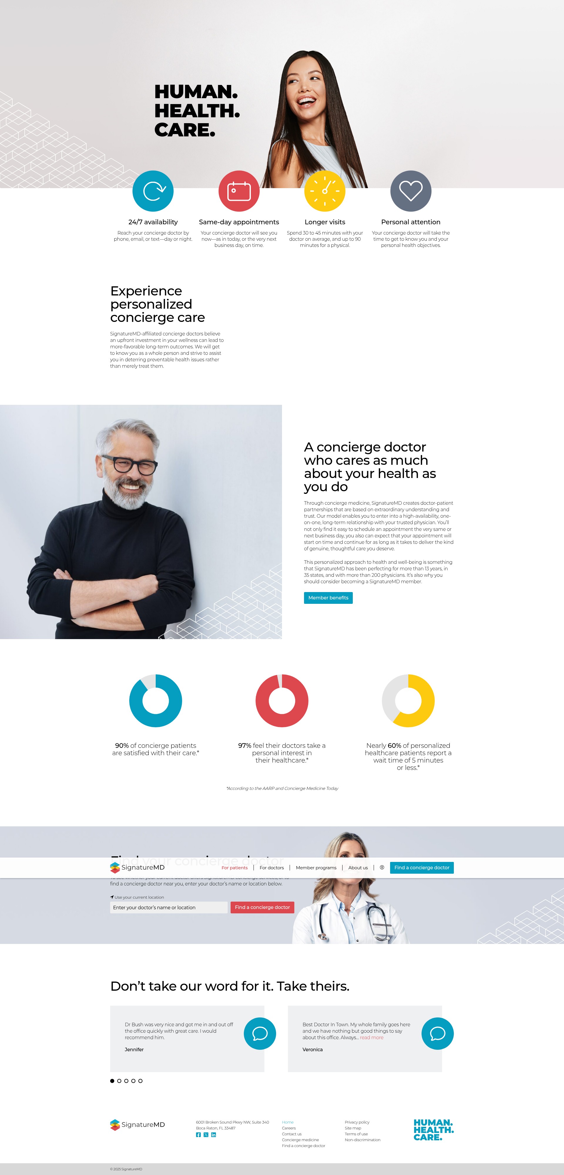 Screenshot of signaturemd.com