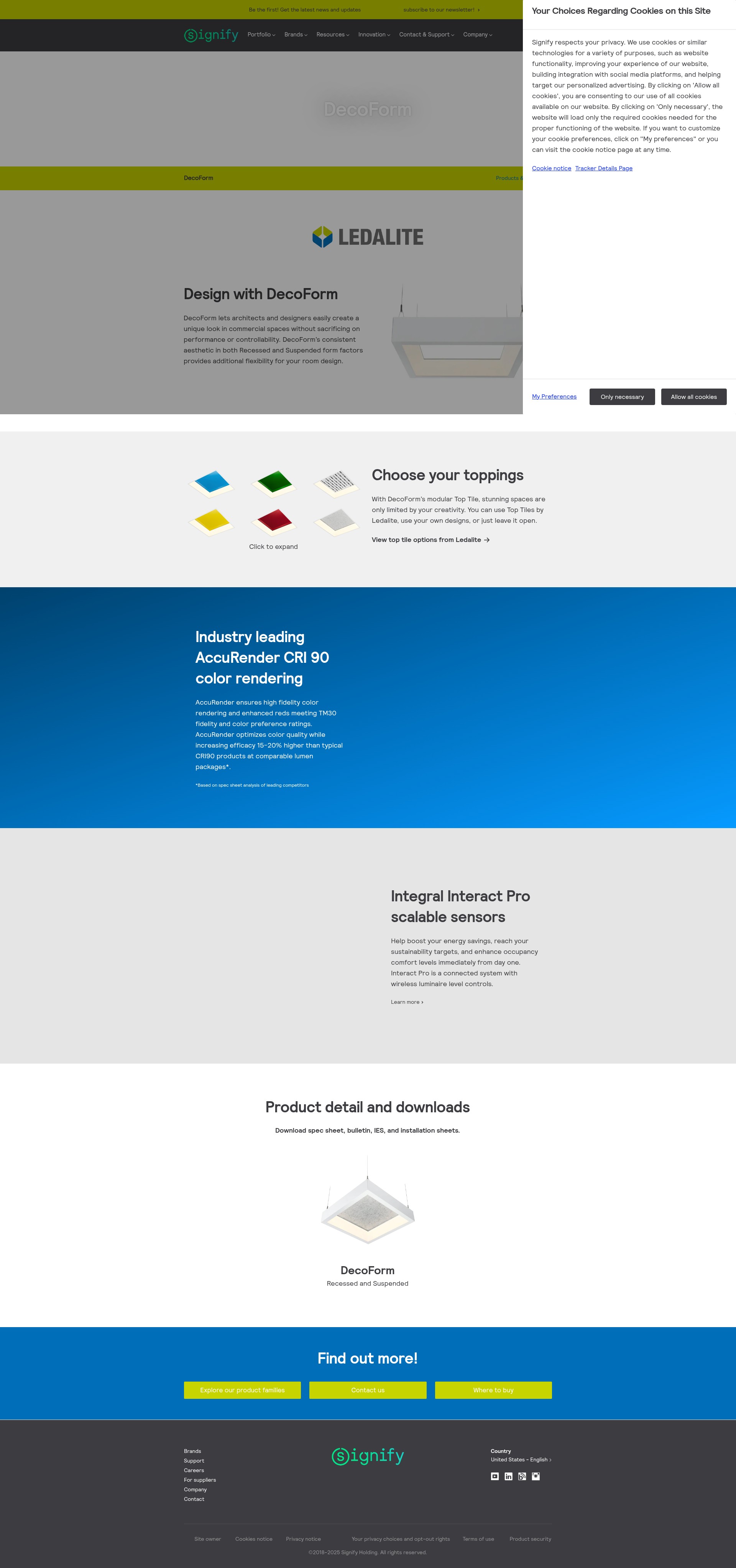 Screenshot of signify.com