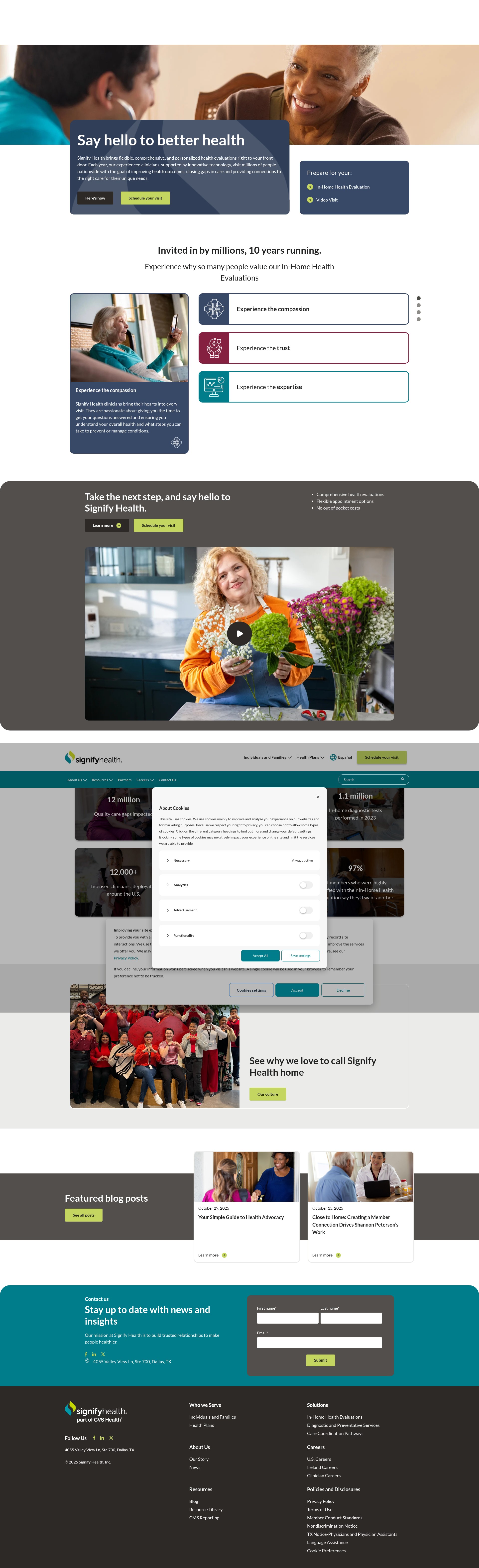 Screenshot of signifyhealth.com