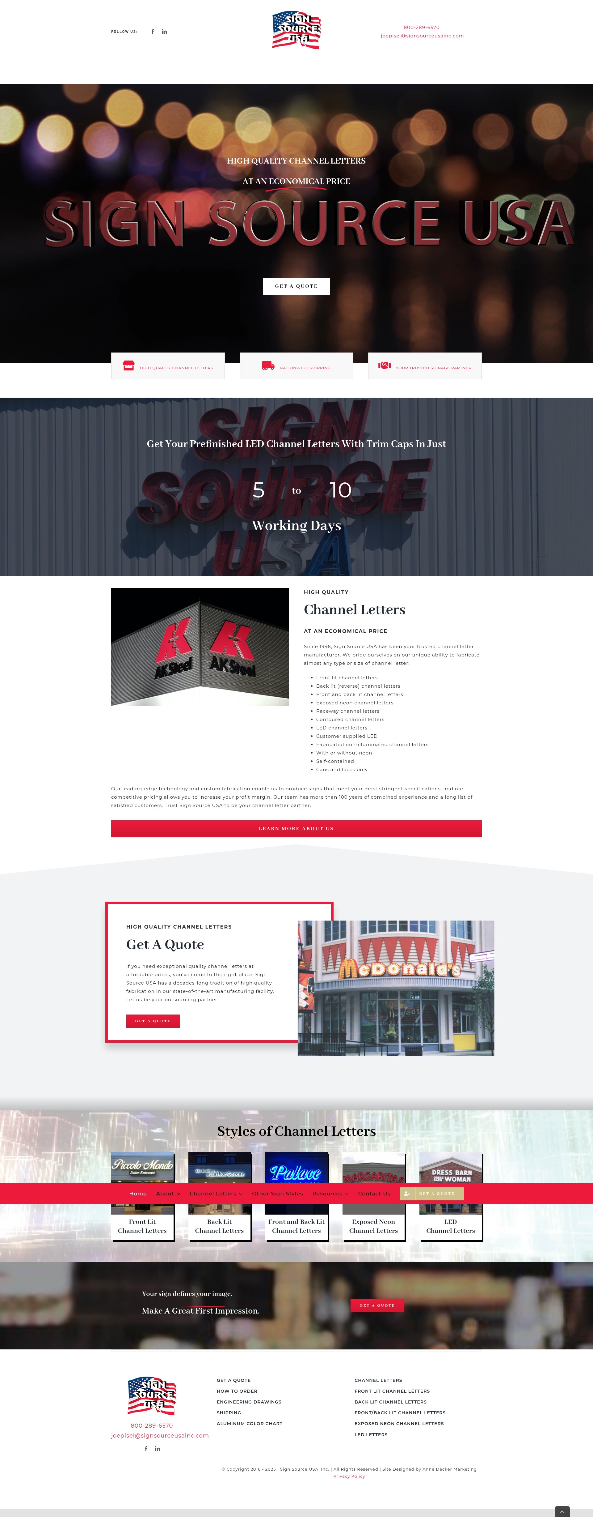 Screenshot of signsourceusainc.com