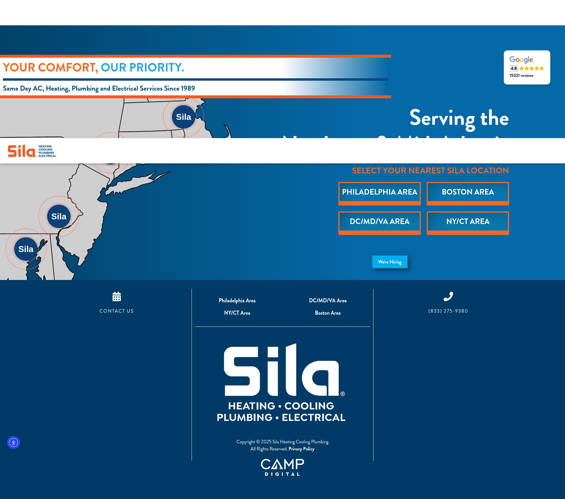 Screenshot of sila.com