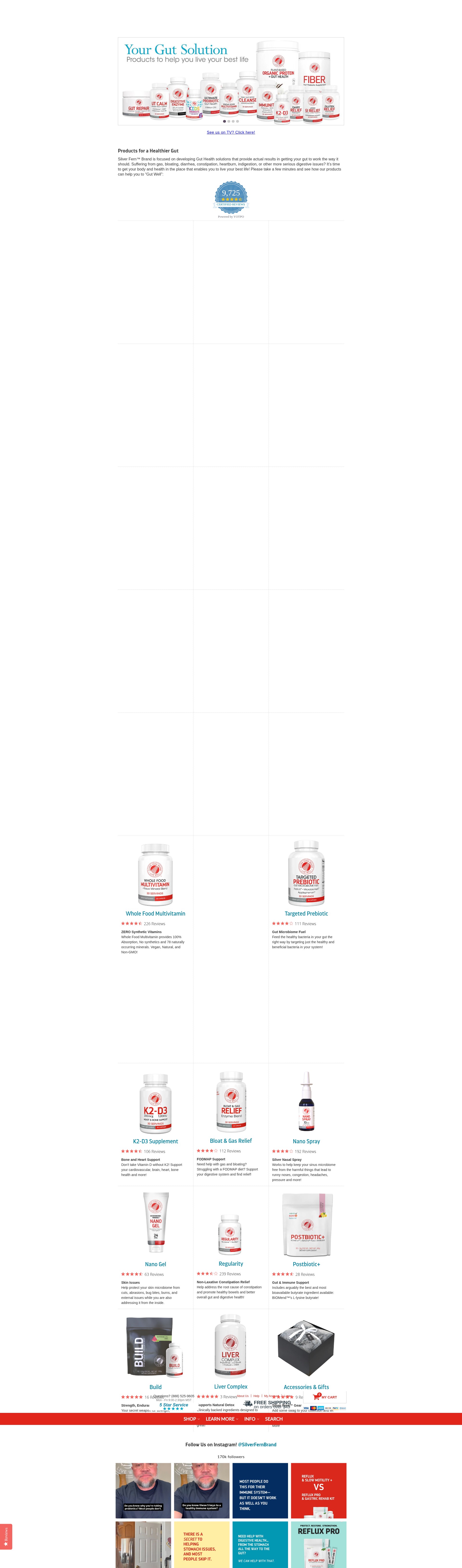 Screenshot of silverfernbrand-com.myshopify.com