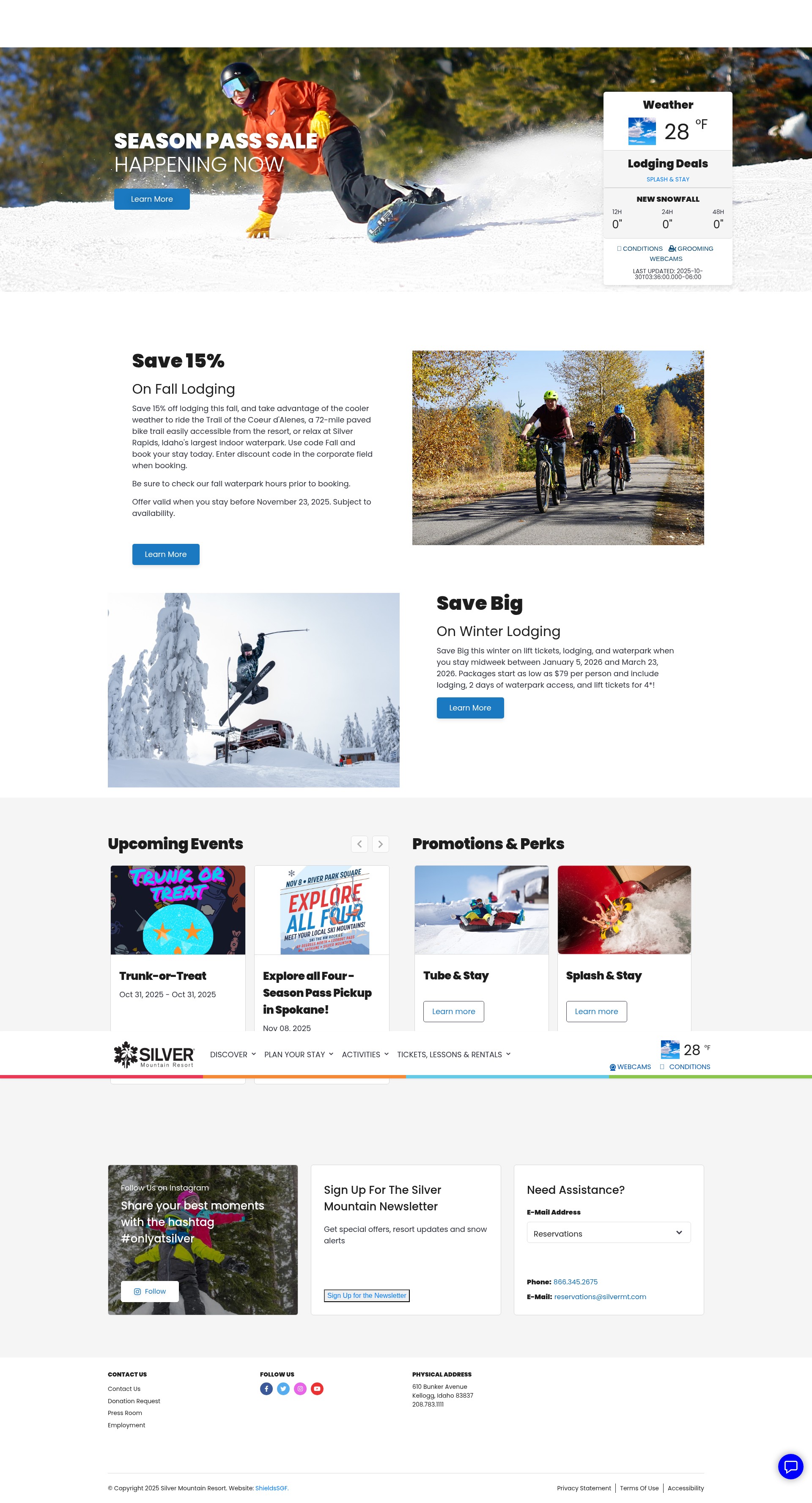 Screenshot of silvermt.com