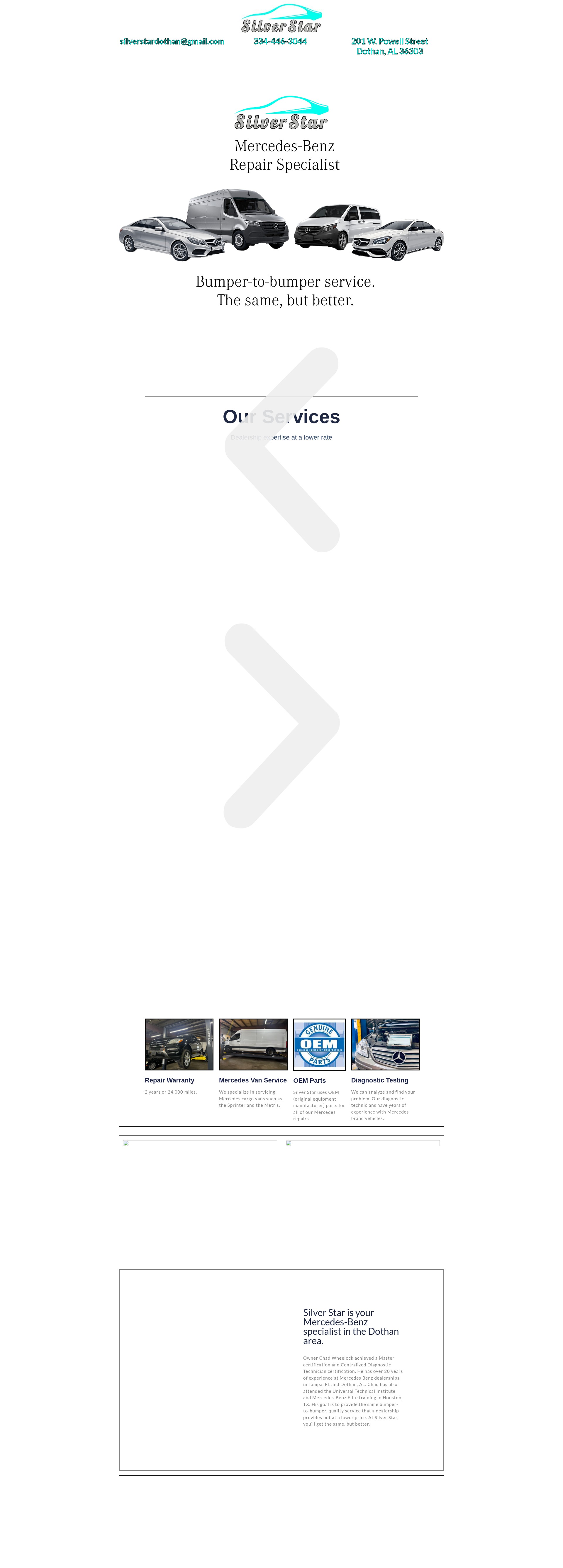 Screenshot of silverstardothan.com
