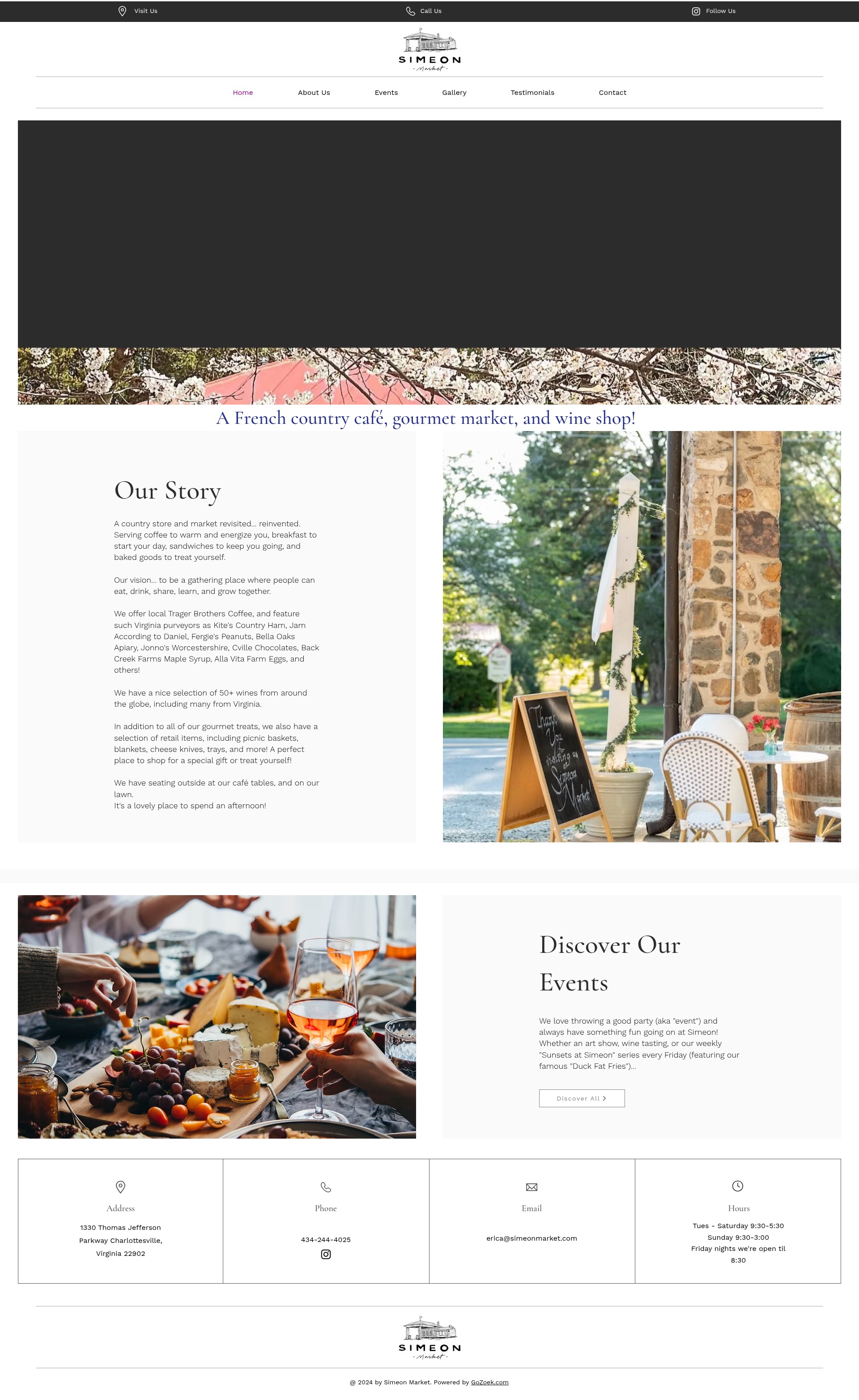 Screenshot of simeonmarket.com