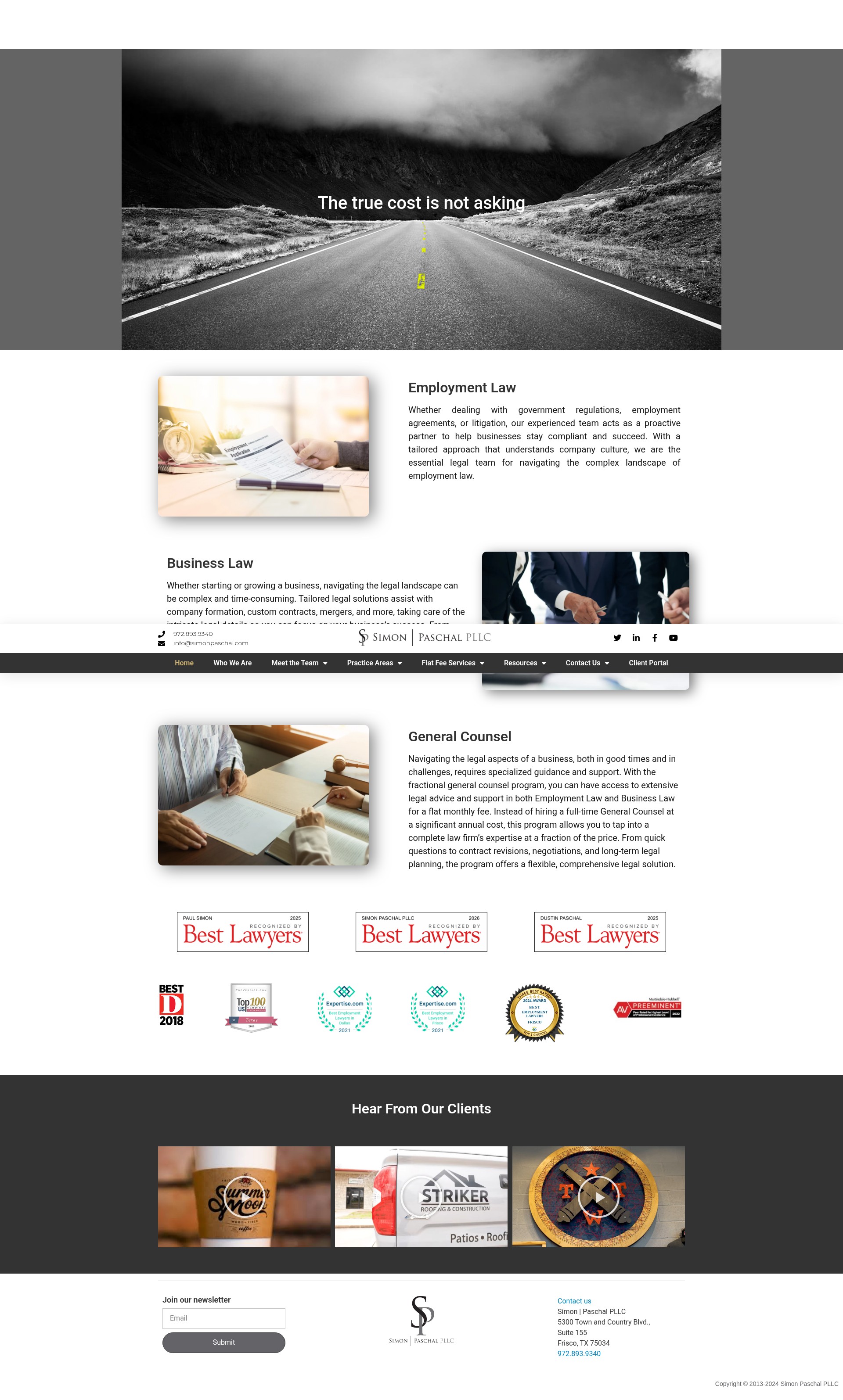 Screenshot of simonpaschal.com