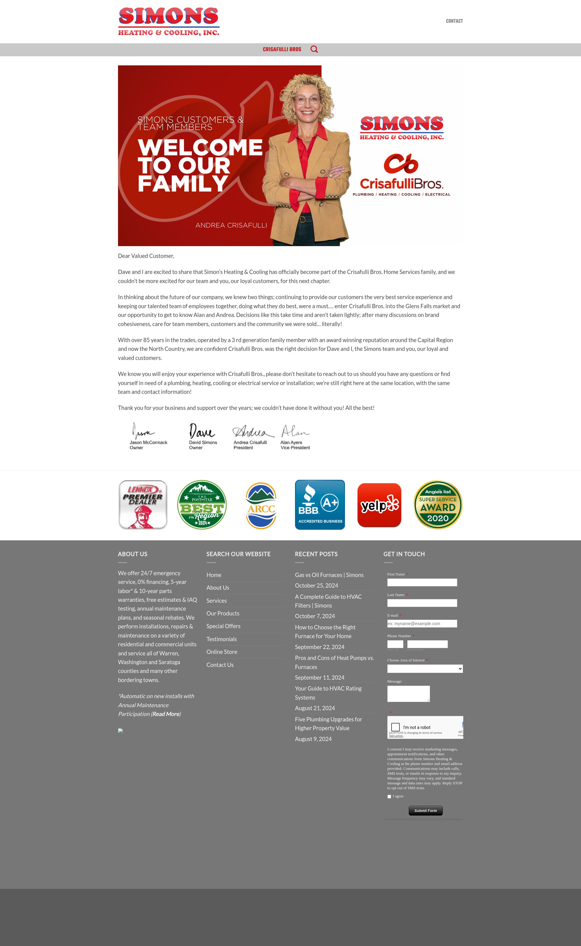 Screenshot of simonshvacny.com