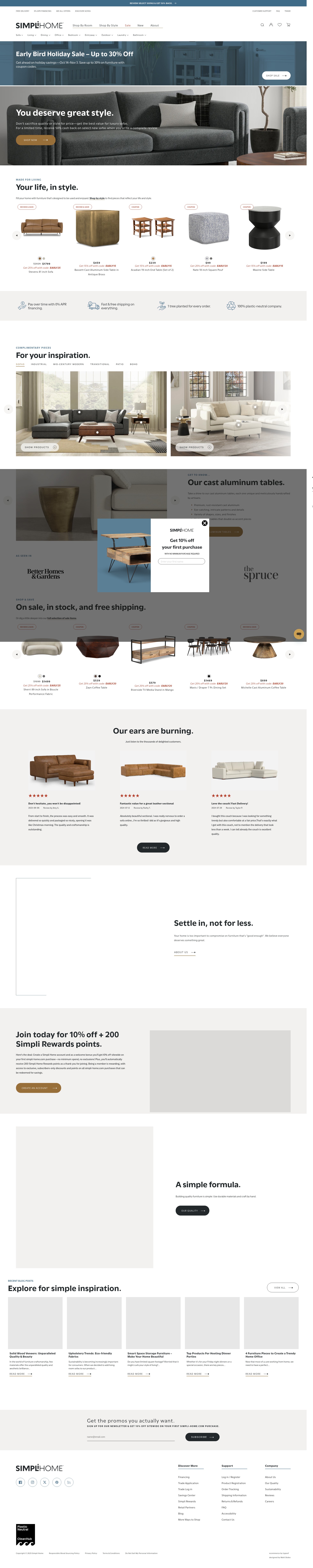 Screenshot of simpli-home.com