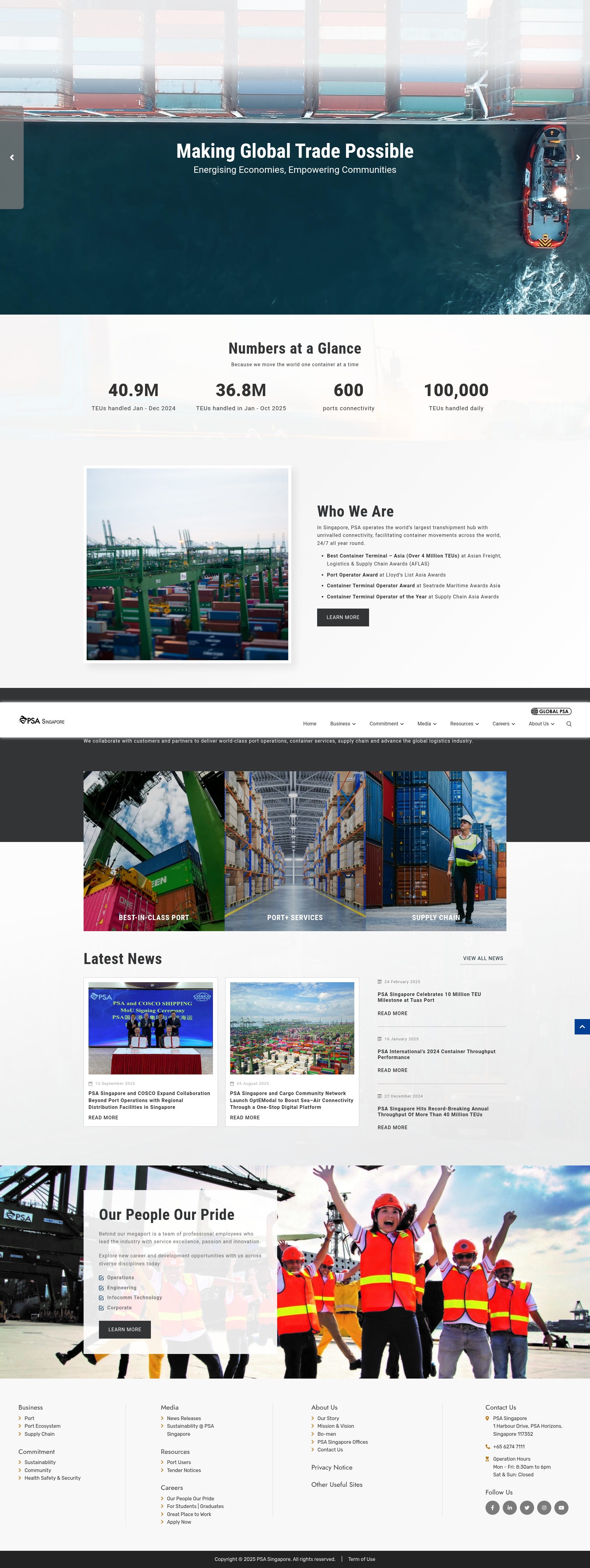 Screenshot of singaporepsa.com