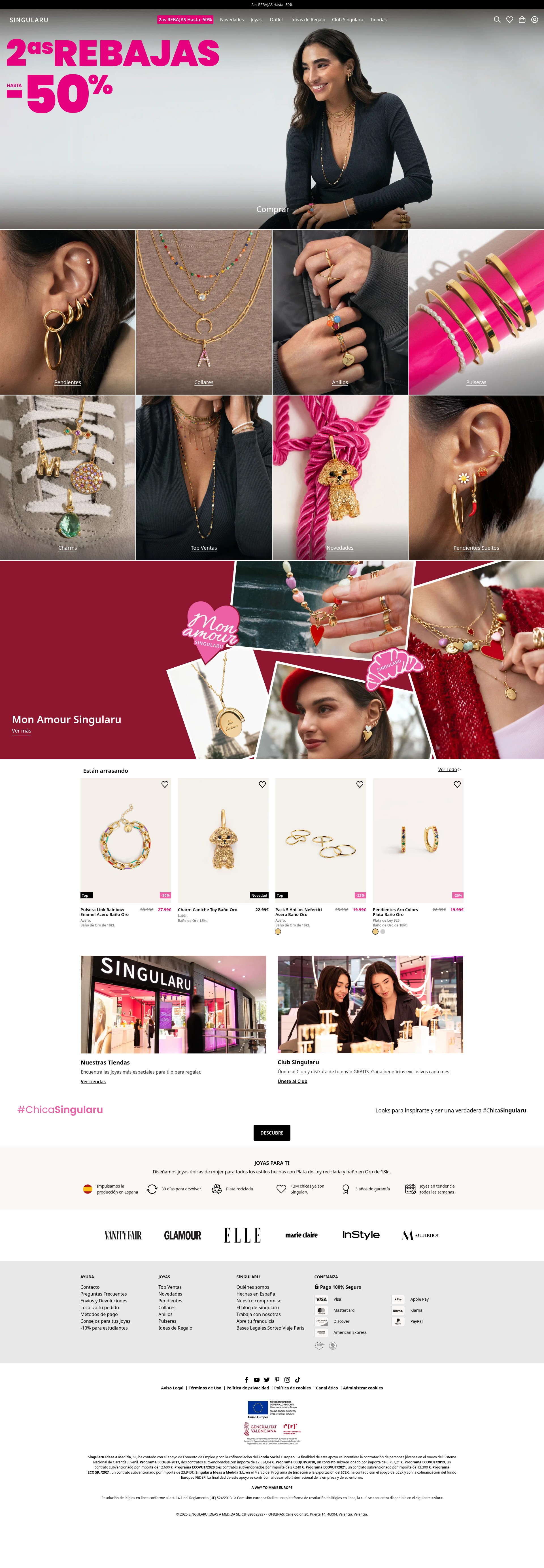 Screenshot of singularu.com