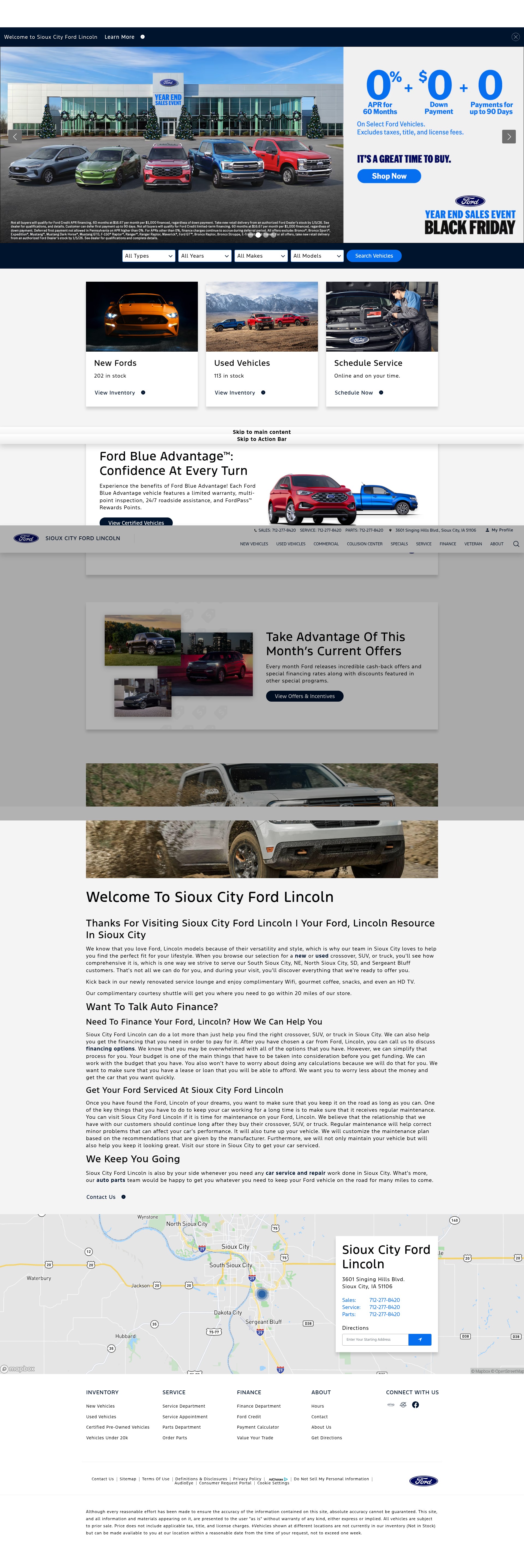Screenshot of siouxcityford.com