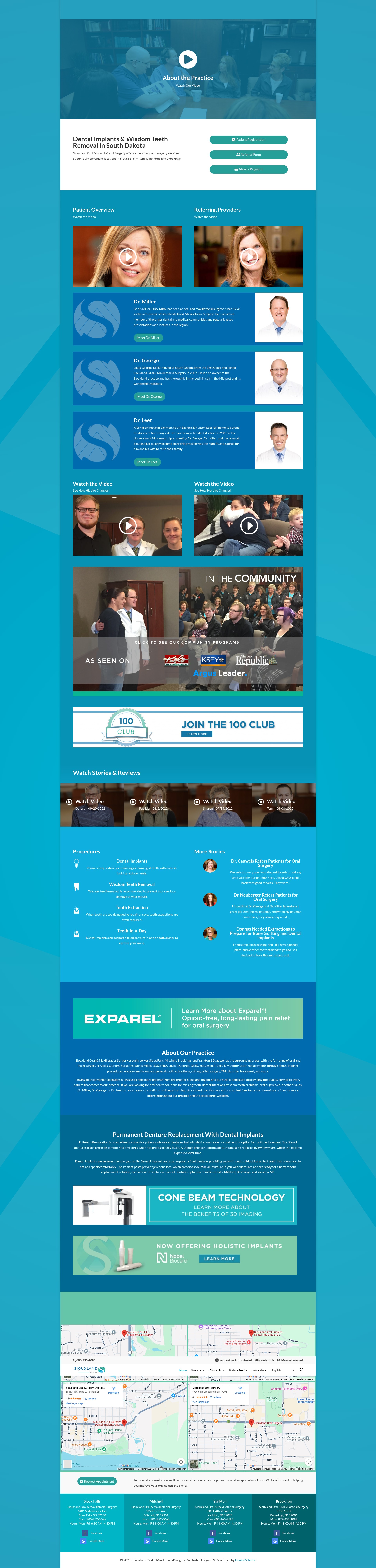 Screenshot of siouxlandoralsurgery.com