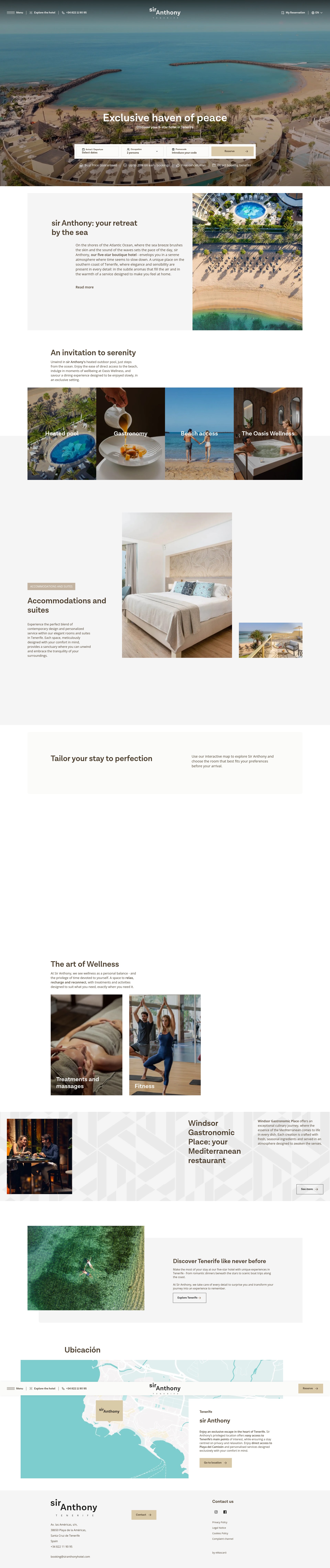Screenshot of siranthonyhotel.com