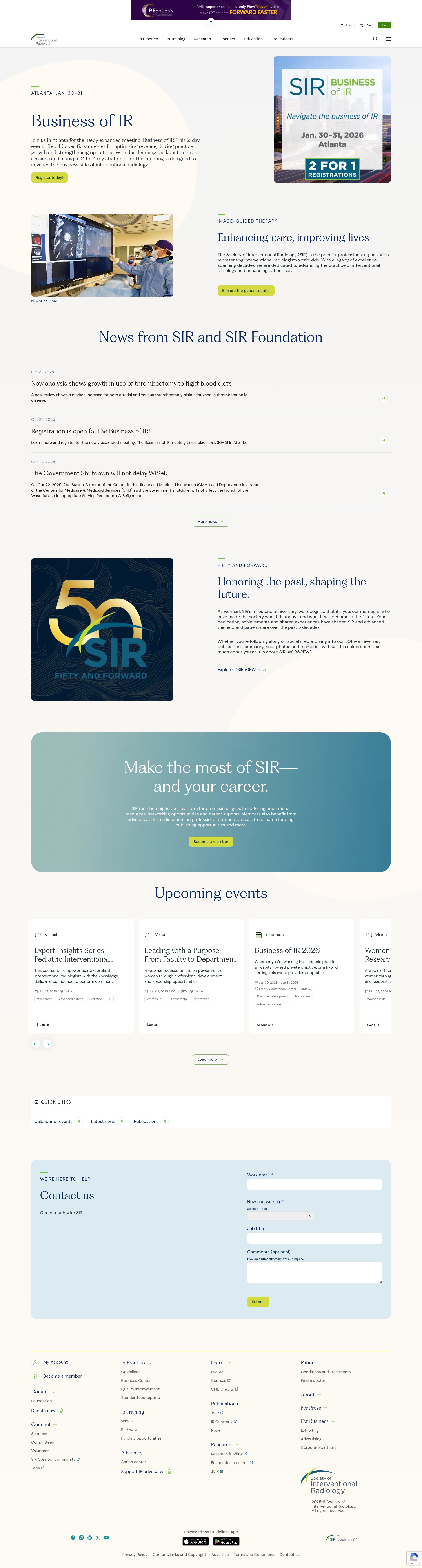 Screenshot of sirweb.org
