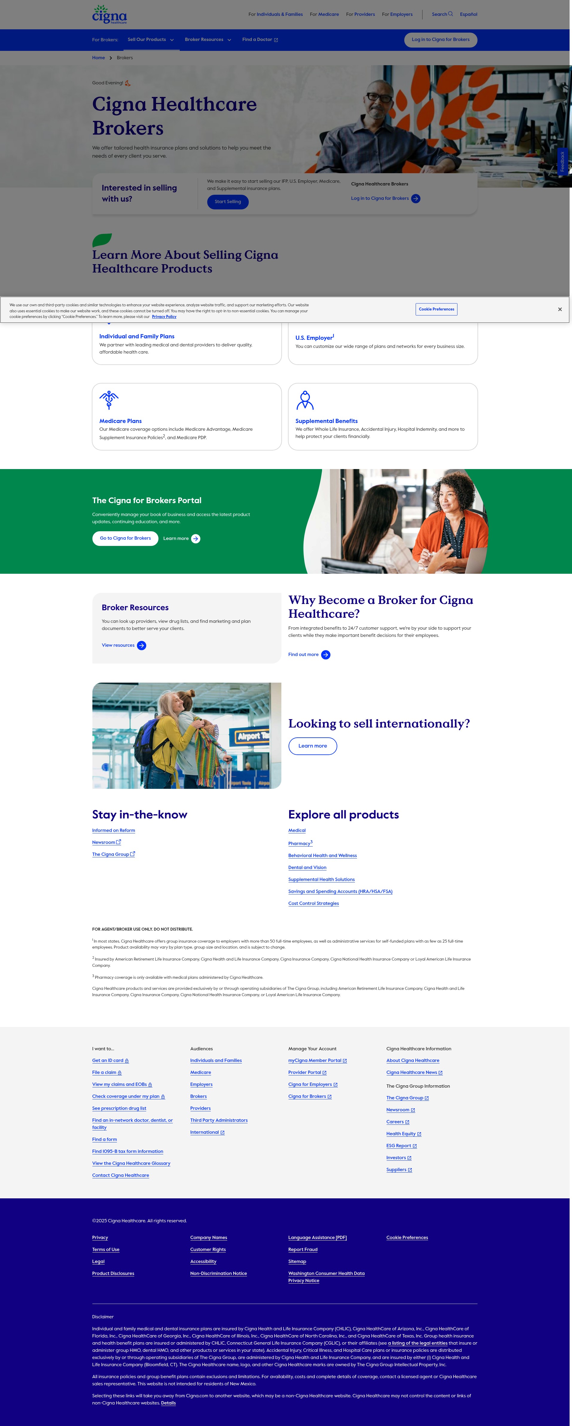 Screenshot of sites.cigna.com